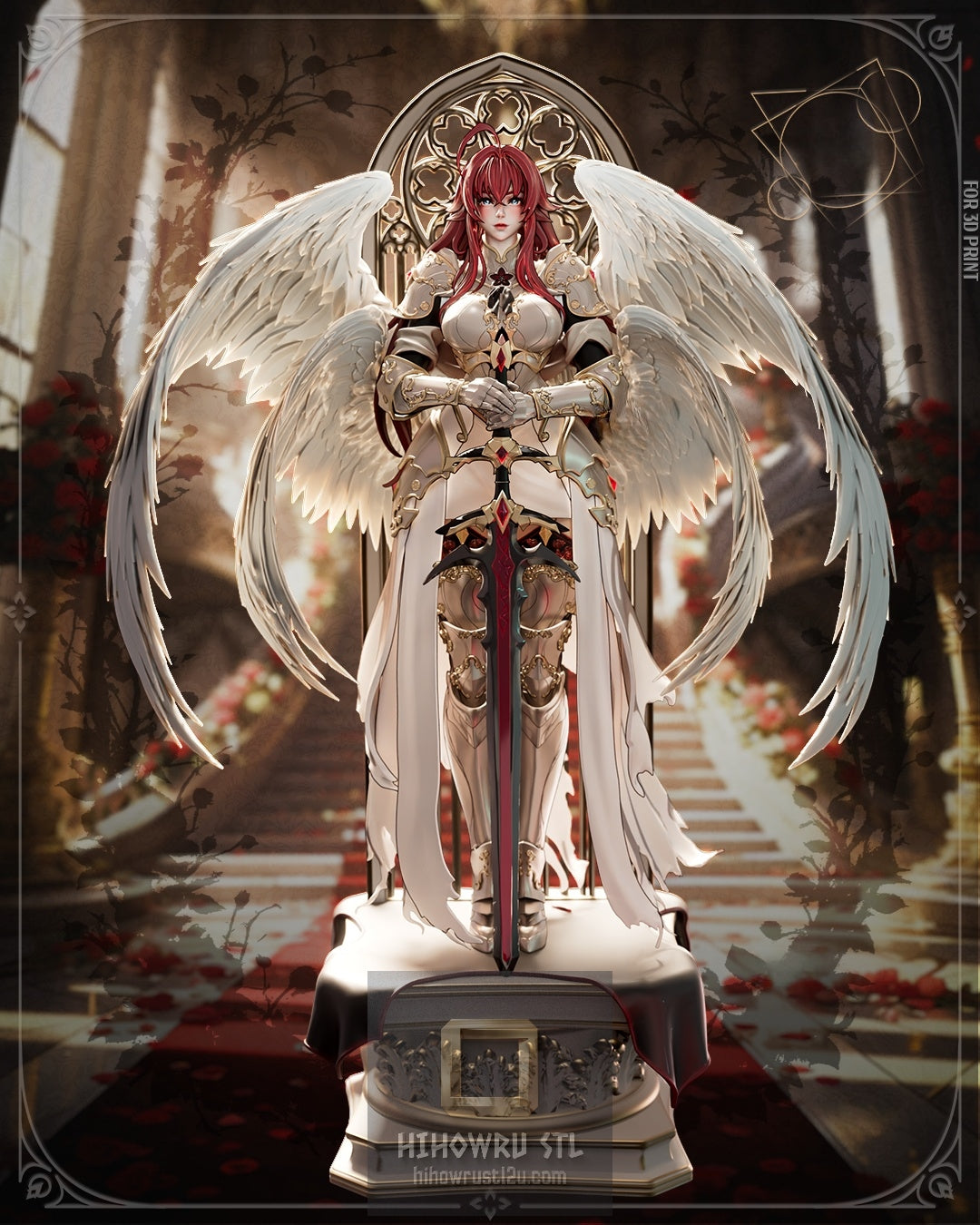 5480 Archangel Rias Gremory NSFW - High School DxD - STL 3D Print Files
