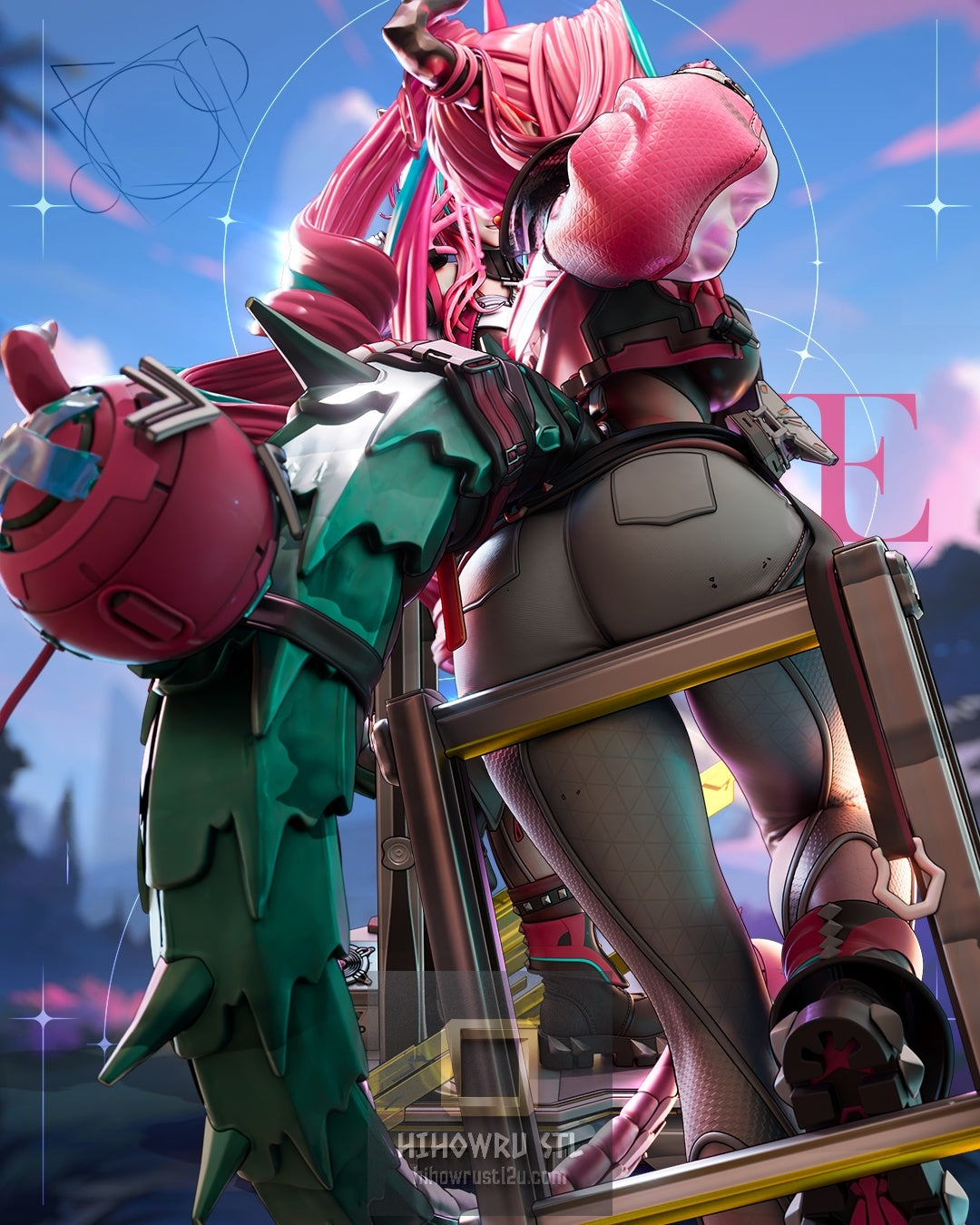 5586 Yvonne -  Arknights: Endfield - STL 3D Print Files