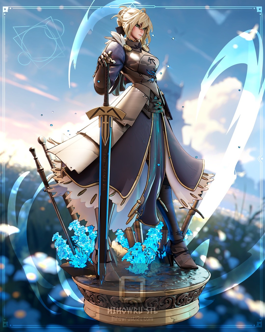 5008 Saber - Fate/stay night - STL 3D Print Files