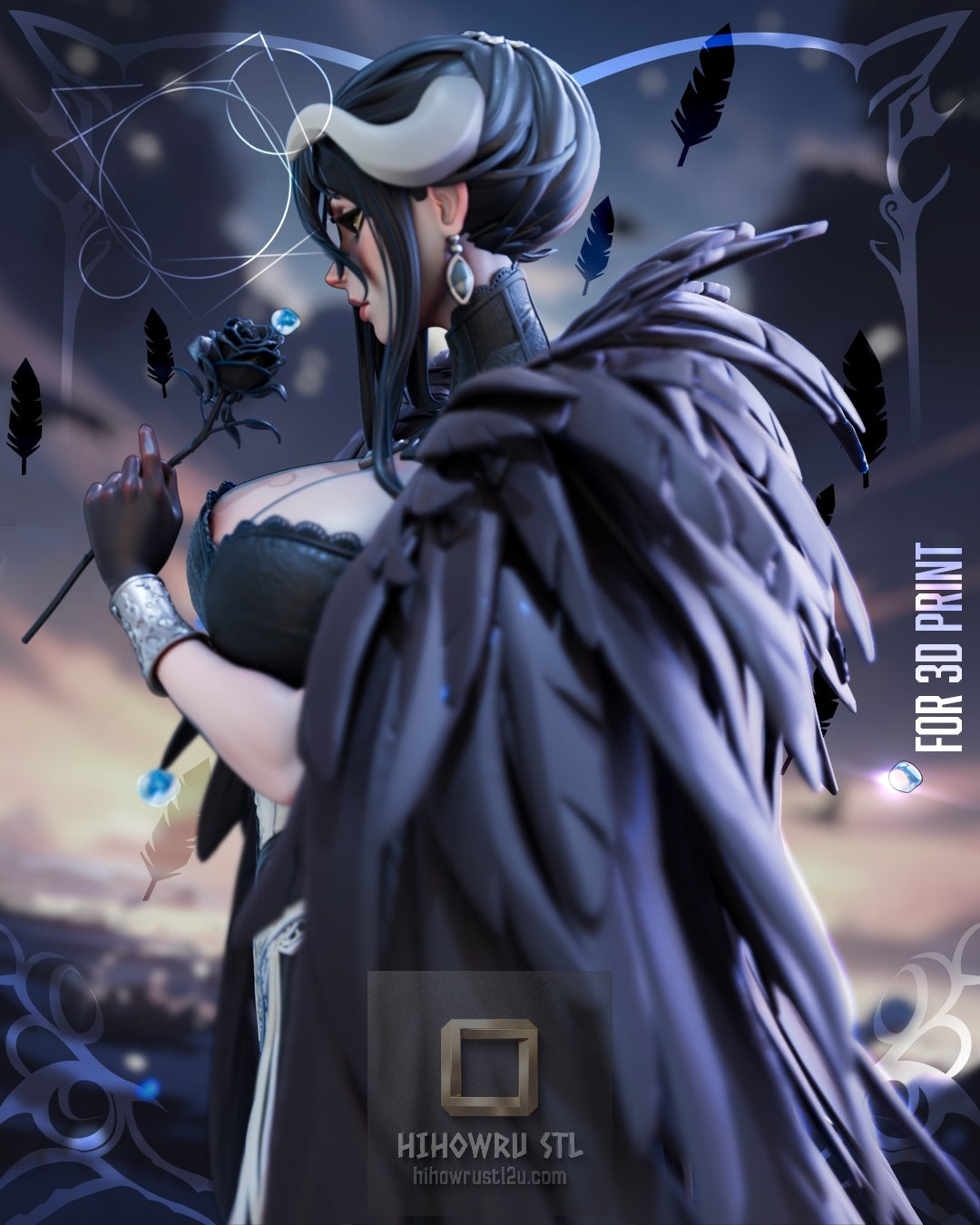5370 Albedo NSFW - Overlord - STL 3D Print Files