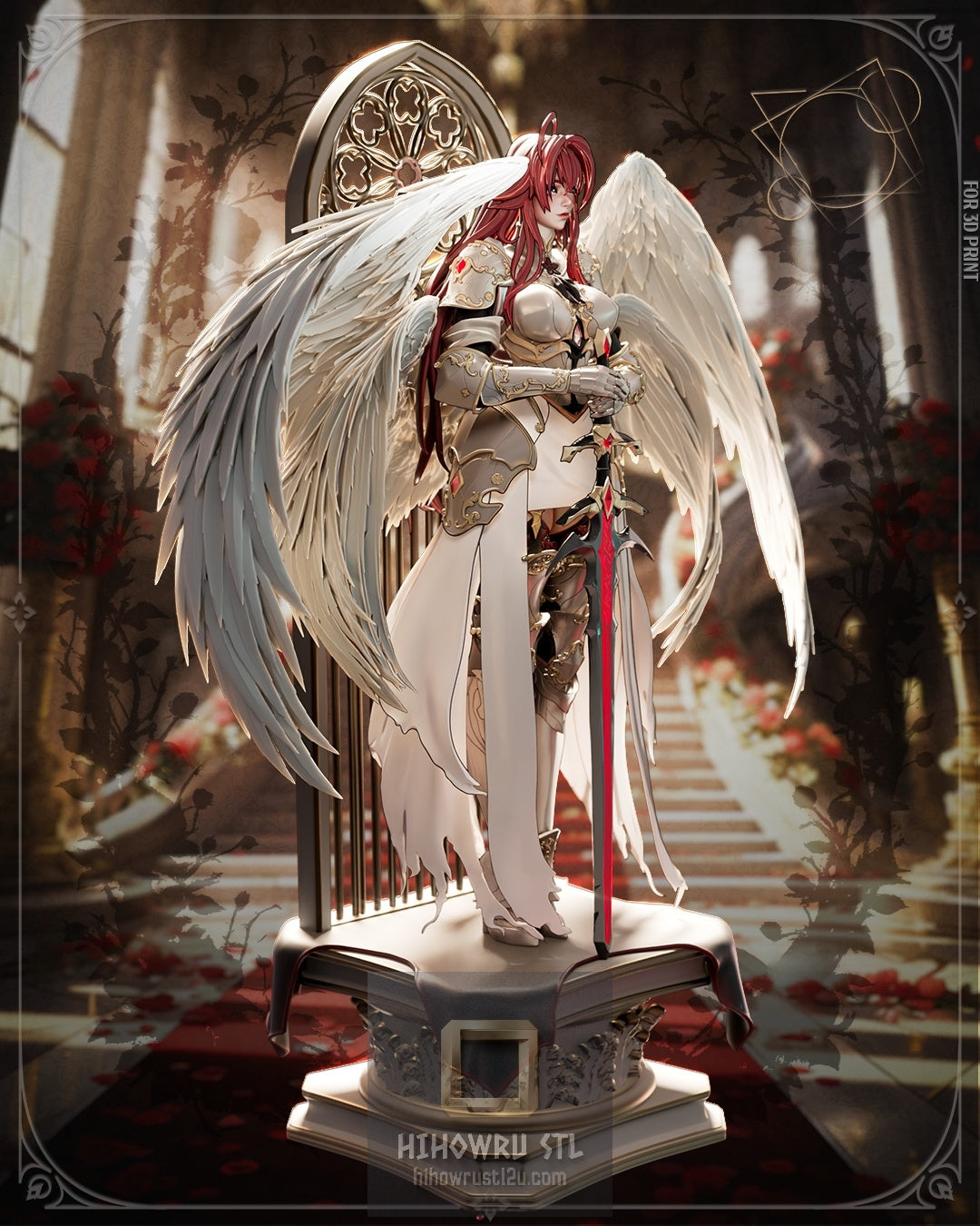 5480 Archangel Rias Gremory NSFW - High School DxD - STL 3D Print Files