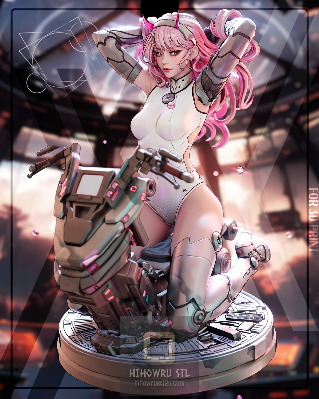 5378 Zero Two - DARLING in the FRANXX - STL 3D Print Files