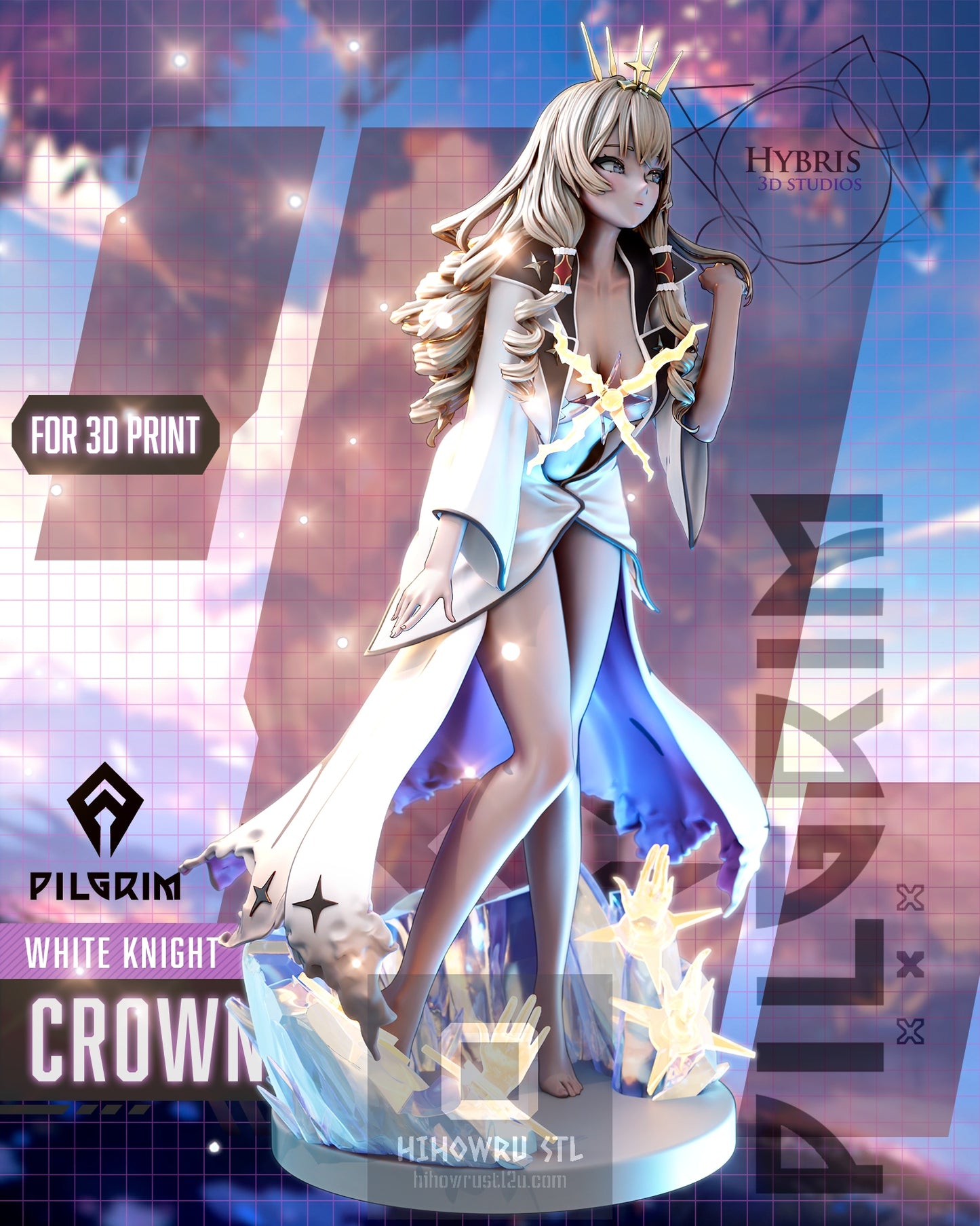 4619 Crown - Nikke Goddess of Victory - STL 3D Print Files