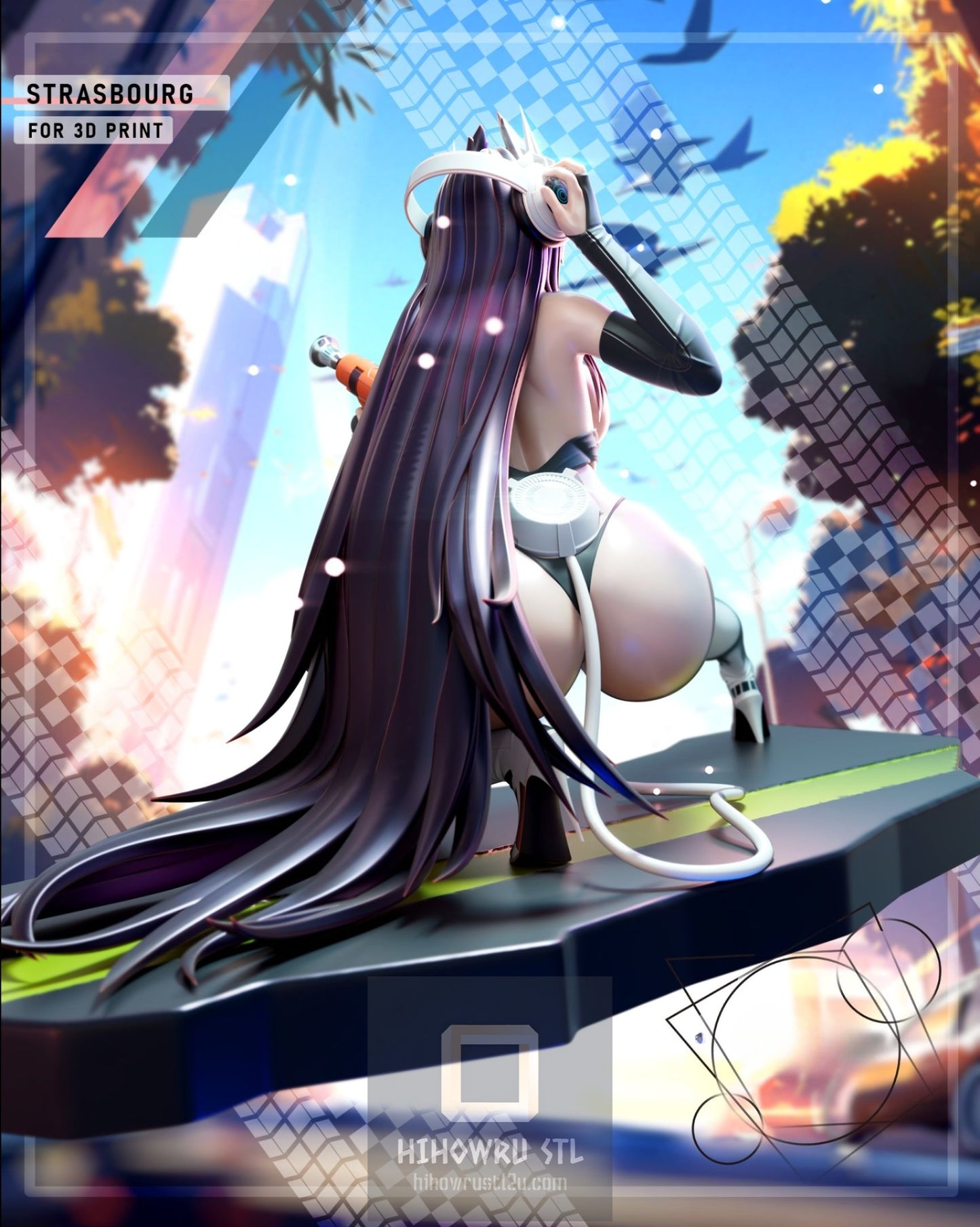4318 Strasbourg - Azur Lane - STL 3D Print Files