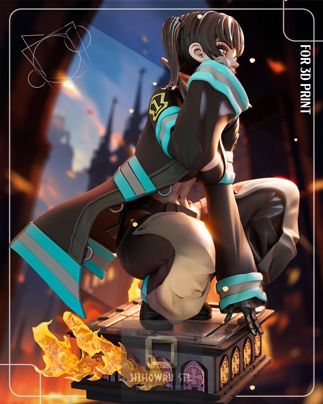 5222 Tamaki Kotatsu - Fire Force - STL 3D Print Files