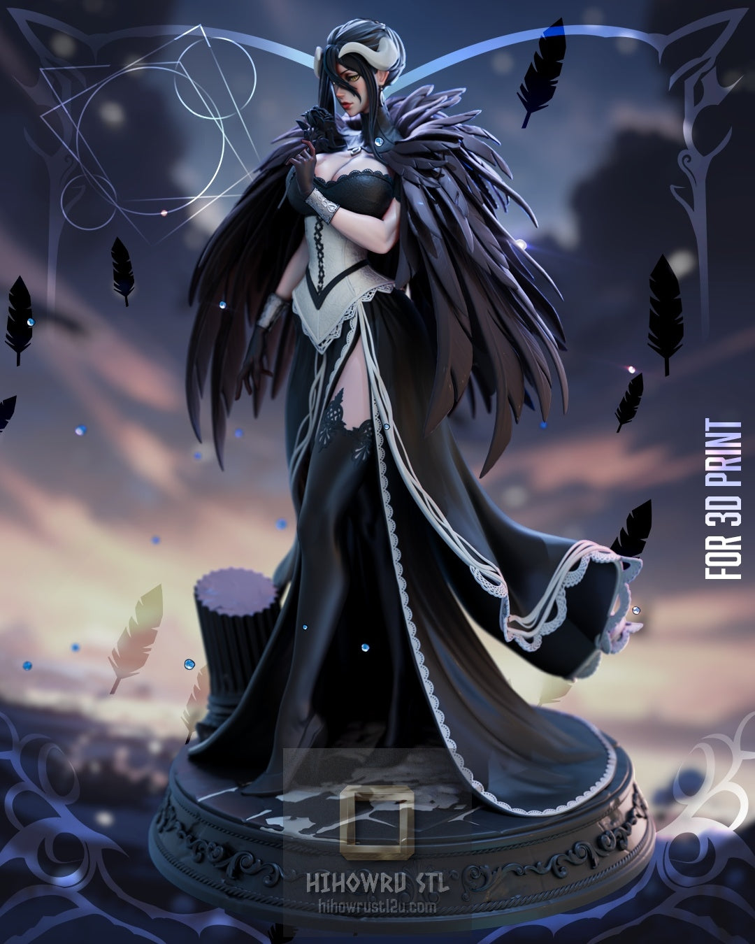 5370 Albedo NSFW - Overlord - STL 3D Print Files