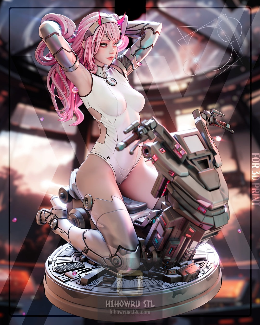 5378 Zero Two - DARLING in the FRANXX - STL 3D Print Files