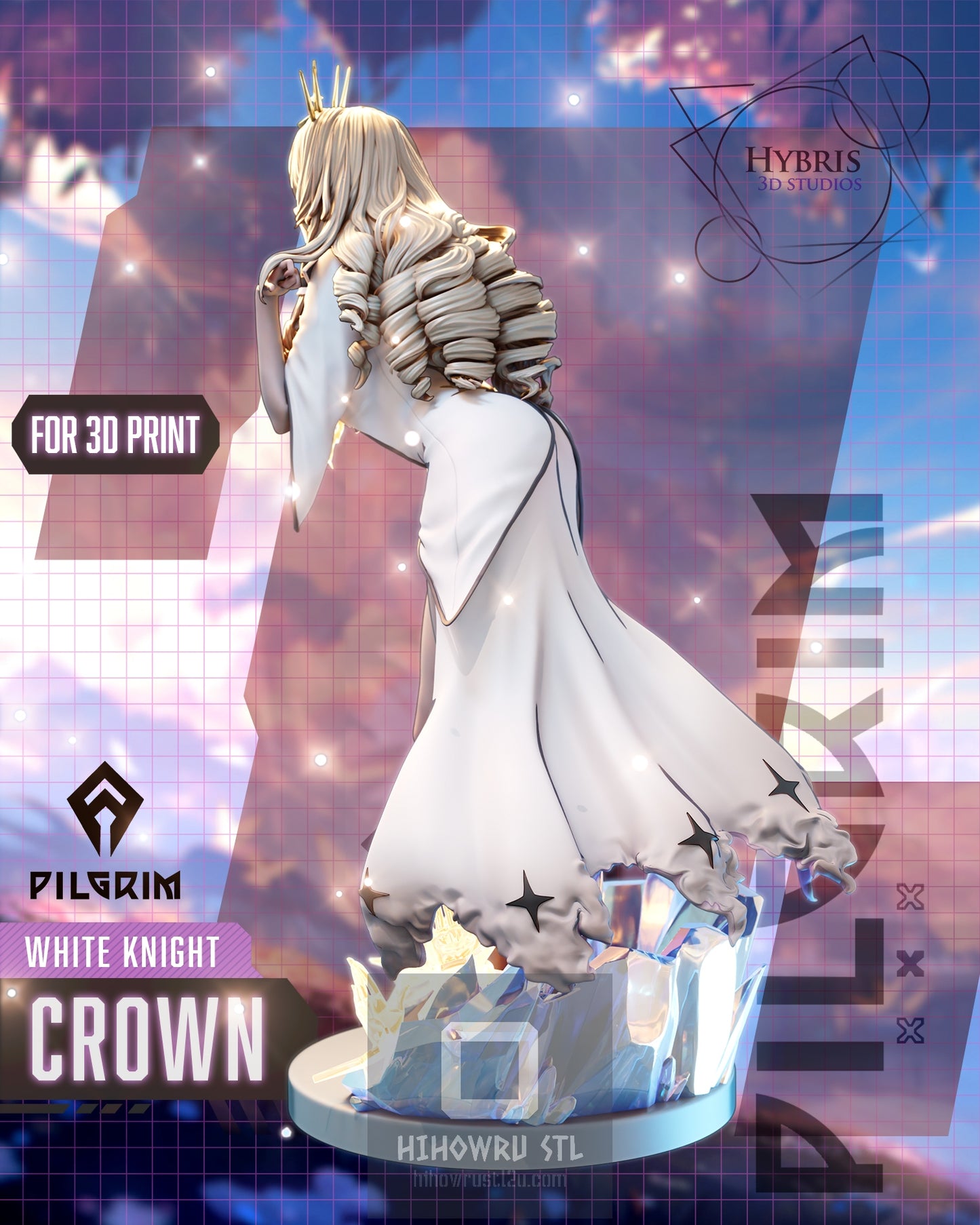 4619 Crown - Nikke Goddess of Victory - STL 3D Print Files