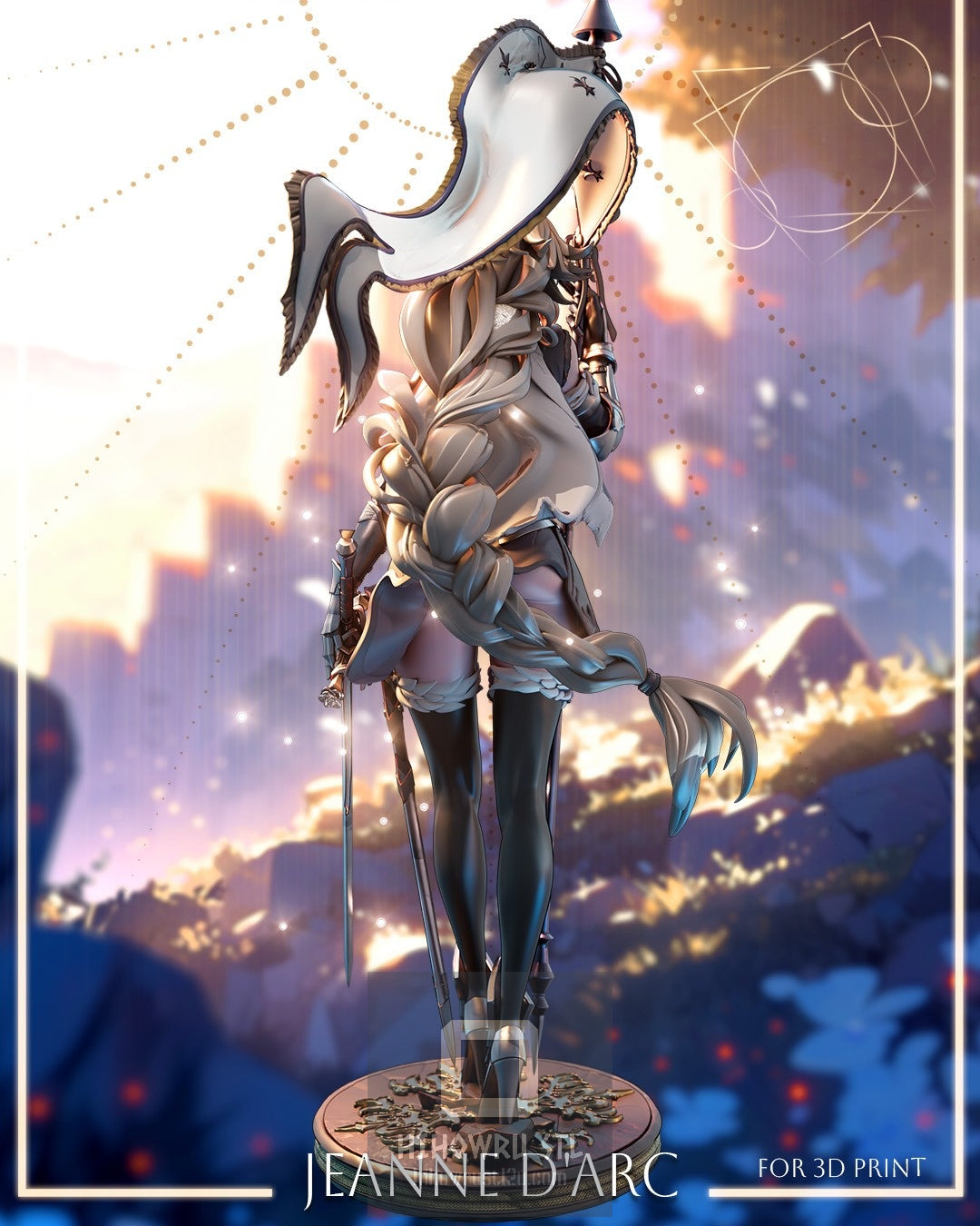 4857 Jeanne d'Arc - Fate/Grand Order - STL 3D Print Files