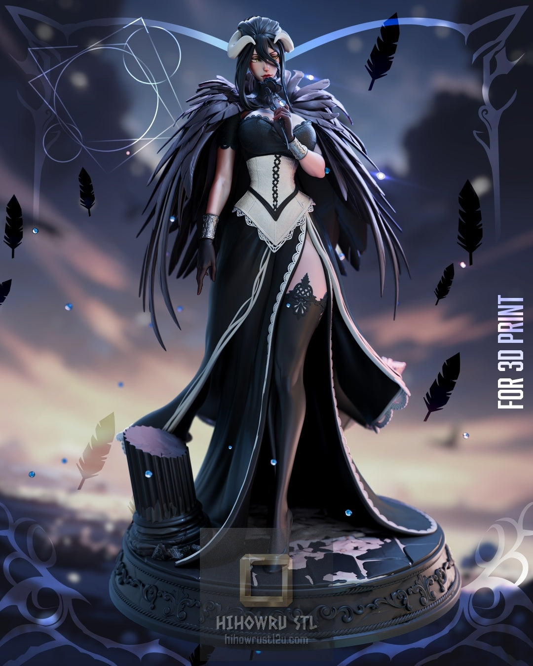 5370 Albedo NSFW - Overlord - STL 3D Print Files