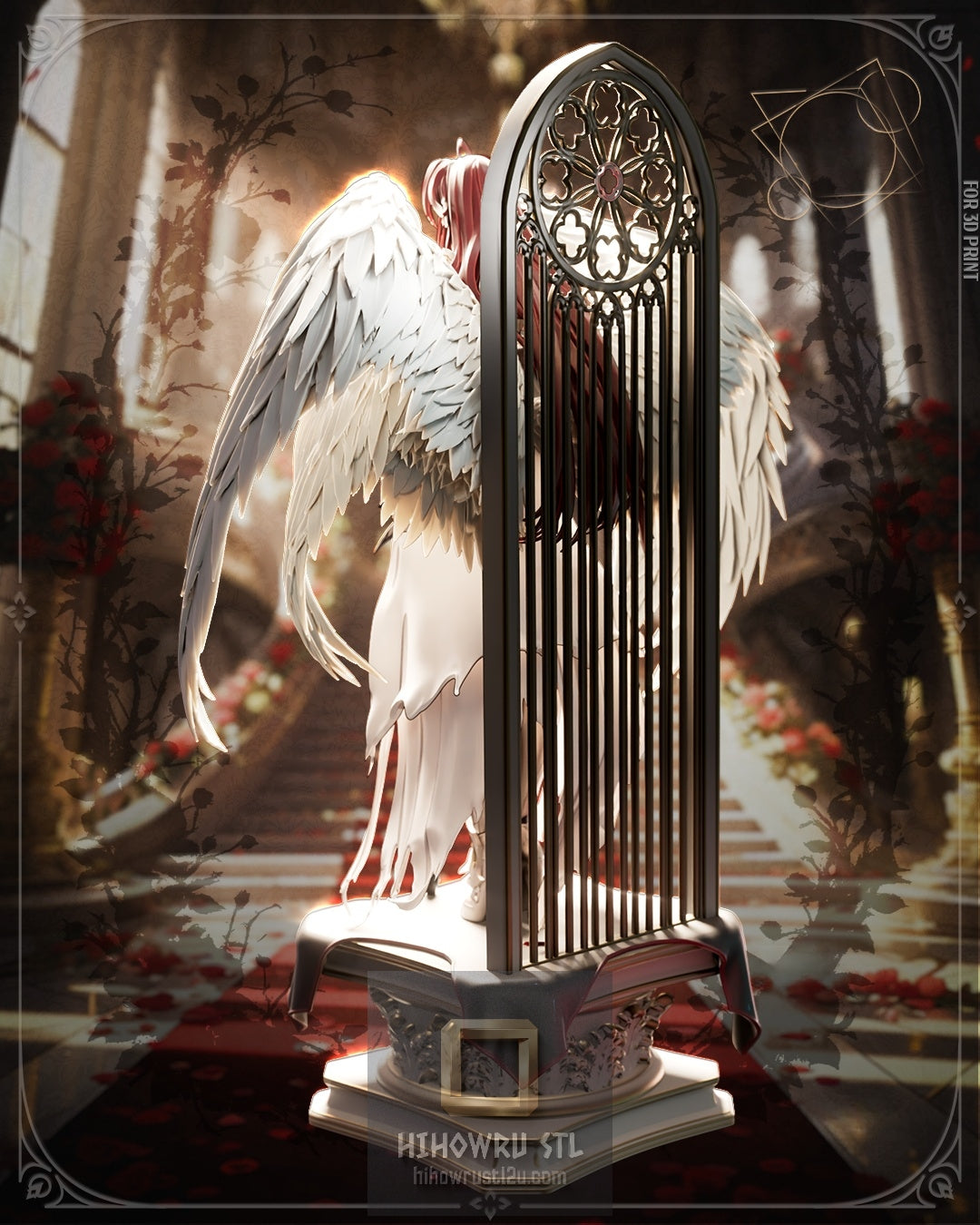 5480 Archangel Rias Gremory NSFW - High School DxD - STL 3D Print Files