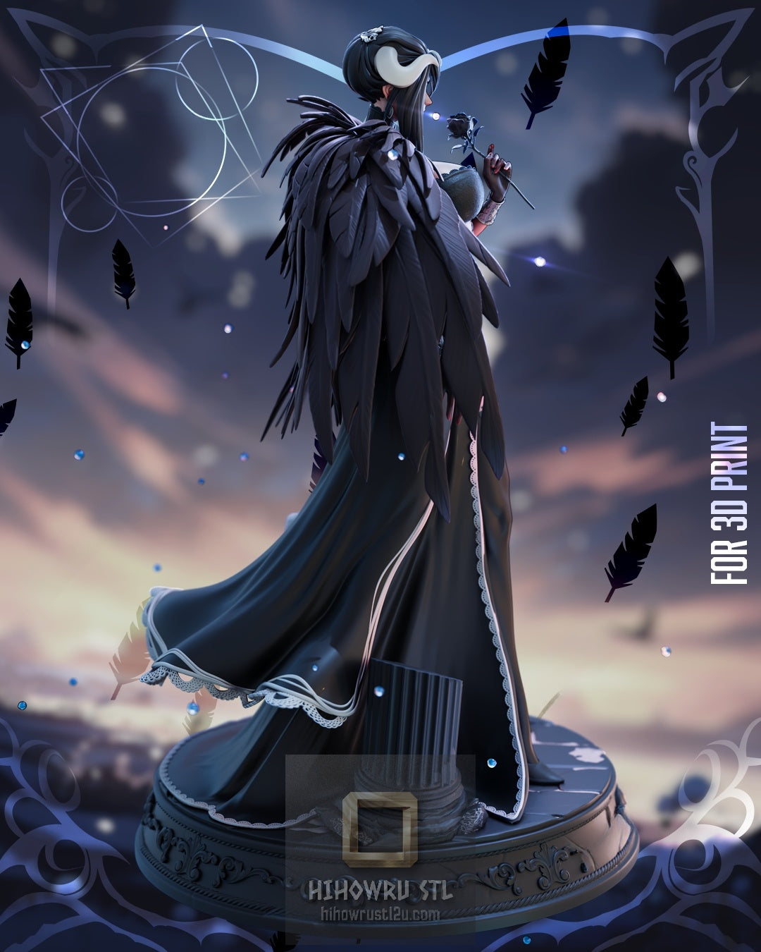 5370 Albedo NSFW - Overlord - STL 3D Print Files
