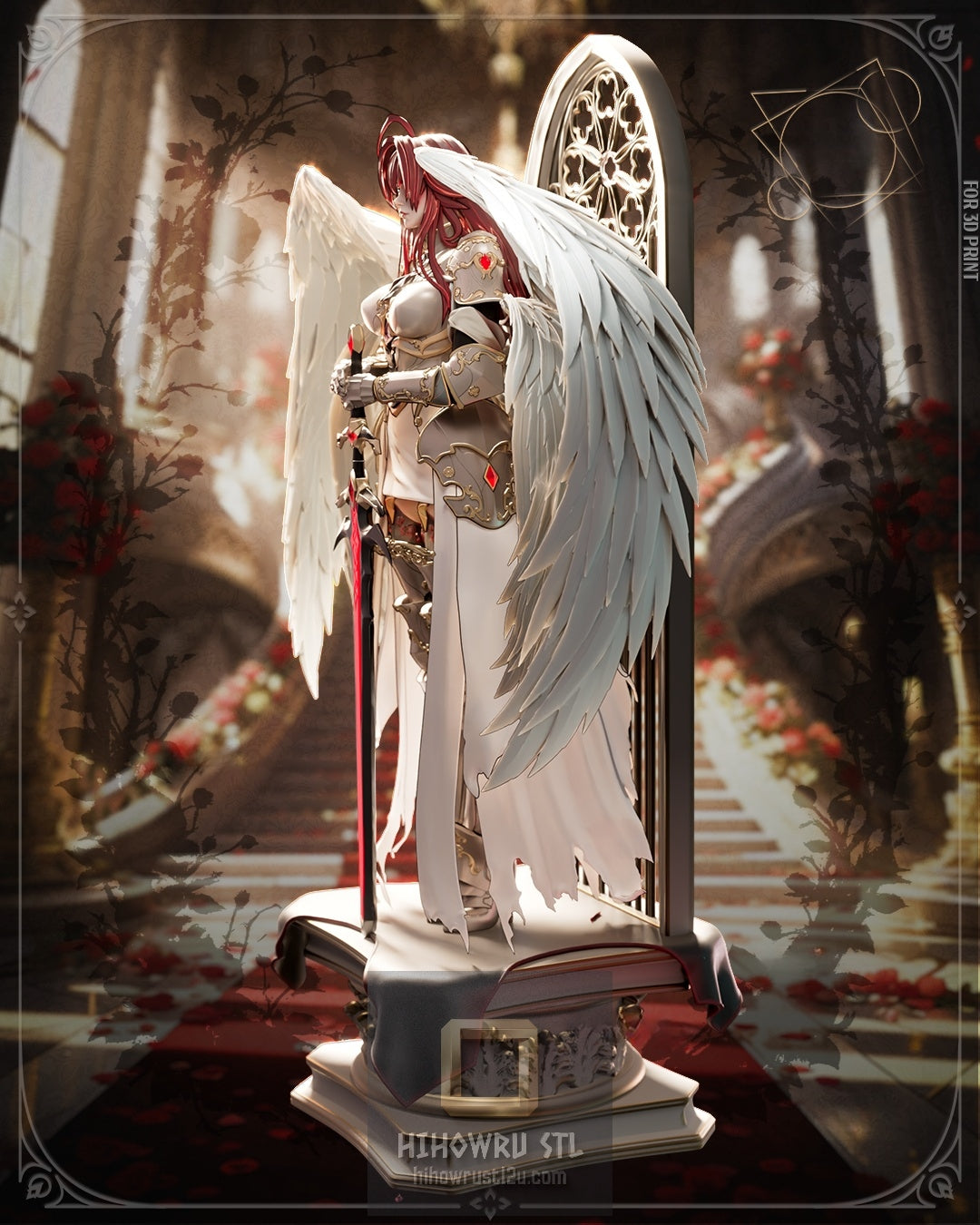 5480 Archangel Rias Gremory NSFW - High School DxD - STL 3D Print Files