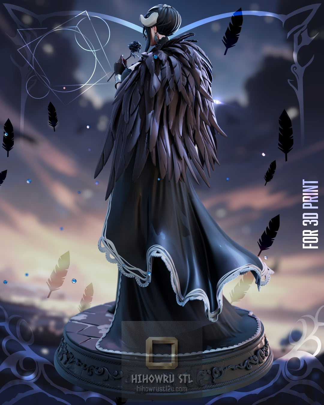 5370 Albedo NSFW - Overlord - STL 3D Print Files