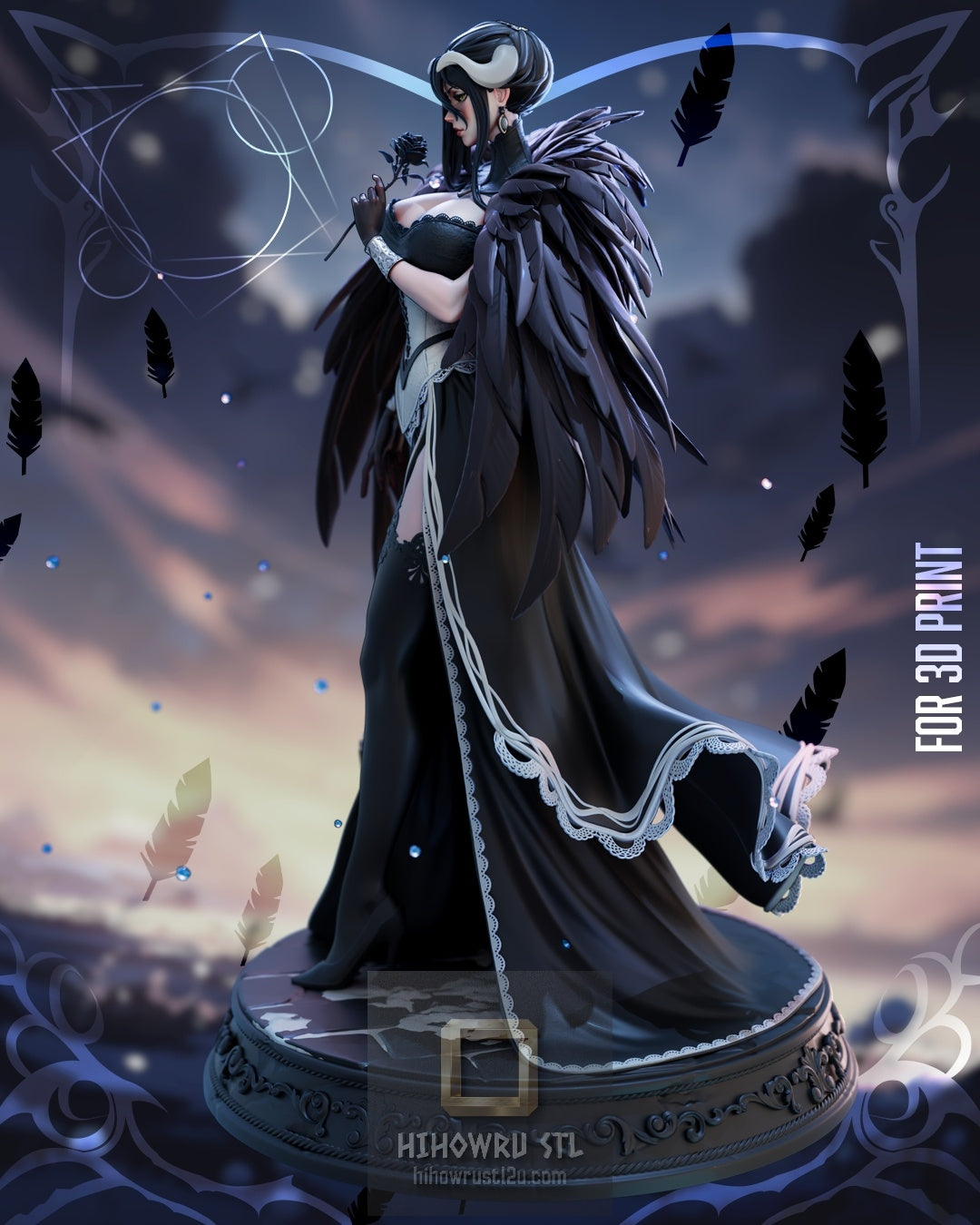 5370 Albedo NSFW - Overlord - STL 3D Print Files