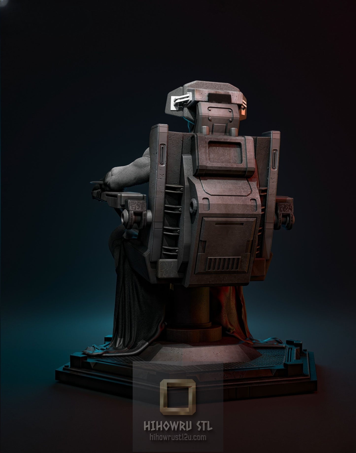 5192 Batman On Throne - DC Comics - STL 3D Print Files