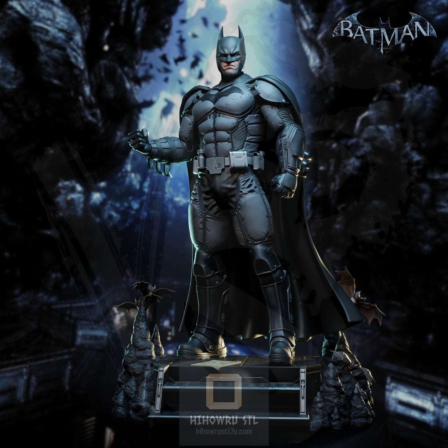 4837 Batman - Arkham Origins - STL 3D Print Files