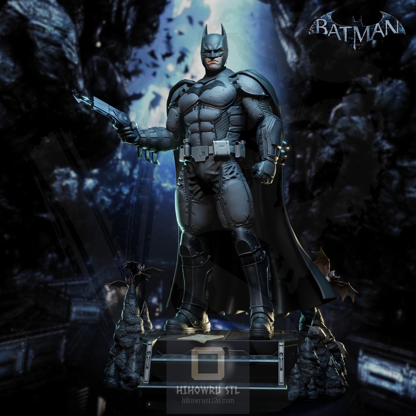 4837 Batman - Arkham Origins - STL 3D Print Files