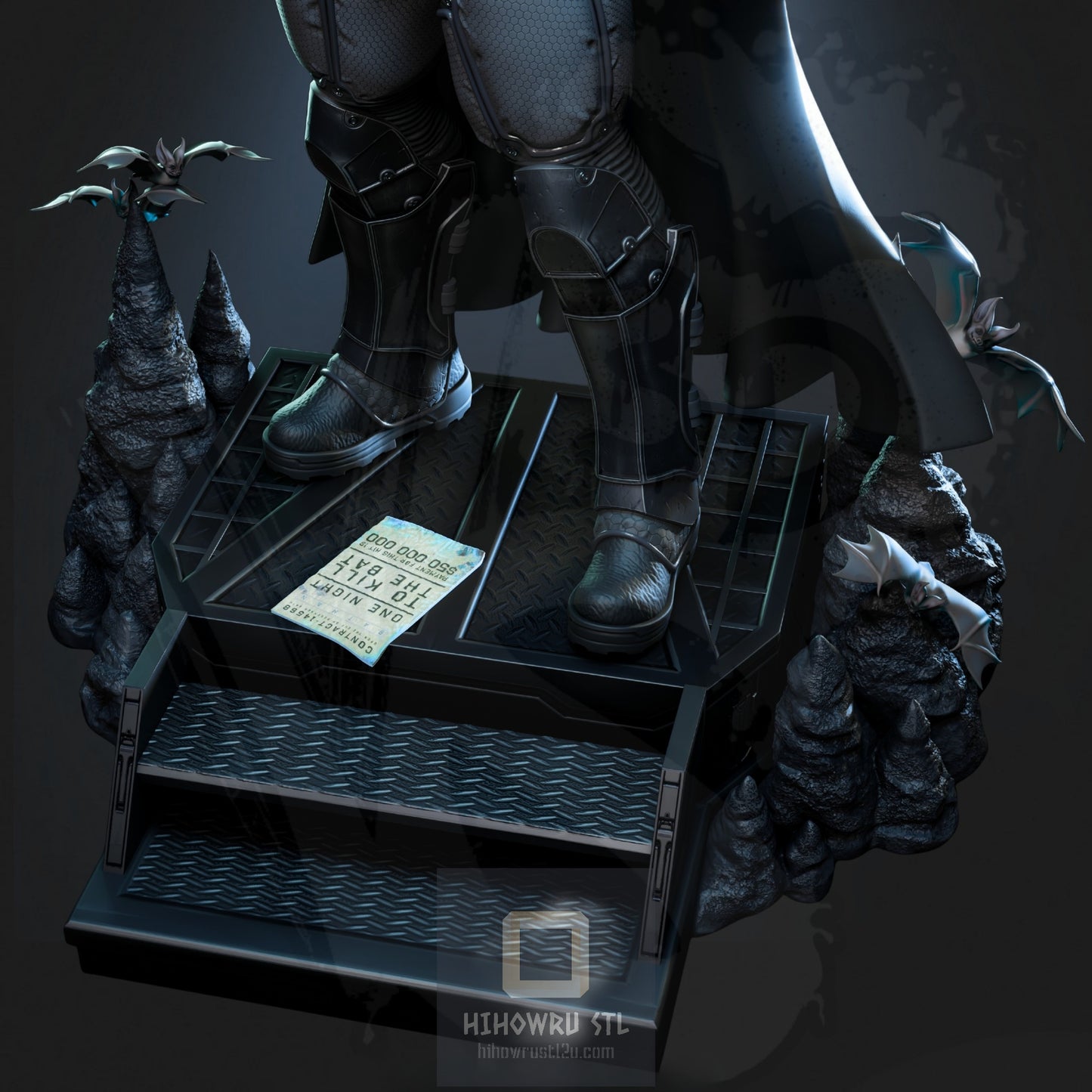 4837 Batman - Arkham Origins - STL 3D Print Files