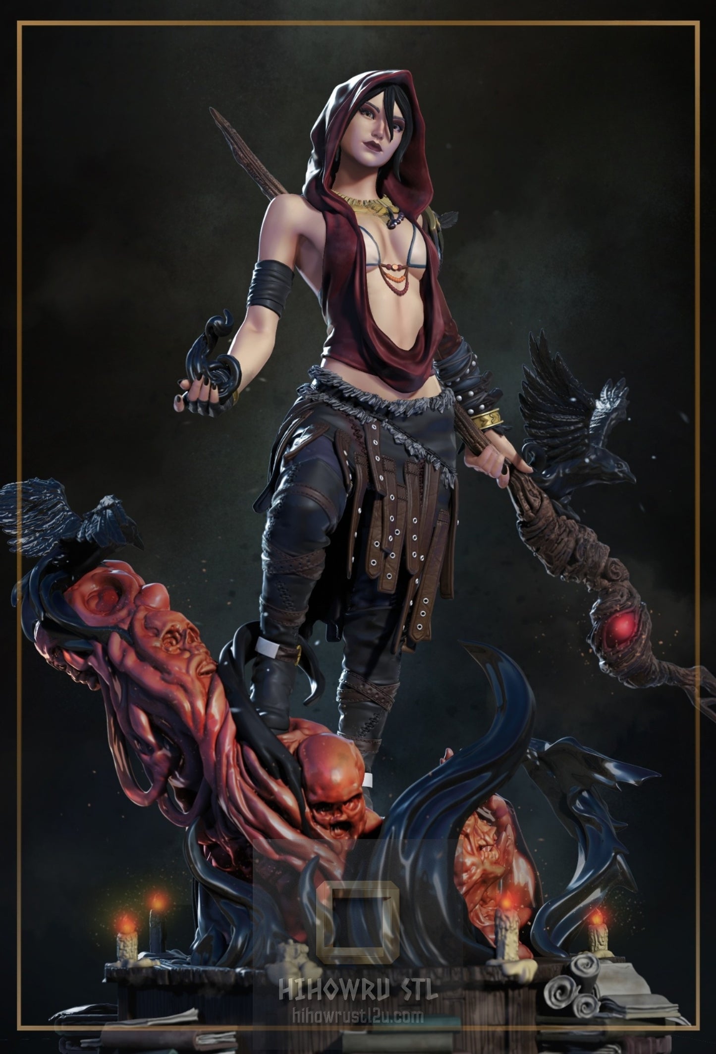 5021 Morrigan - Dragon Age - STL 3D Print Files