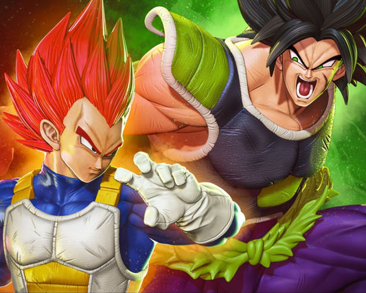 2939 Vegeta vs Broly - Dragon Ball Super - STL 3D Print Files