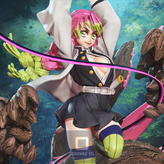 4602 Mitsuri Kanroji - Demon Slayer - STL 3D Print Files