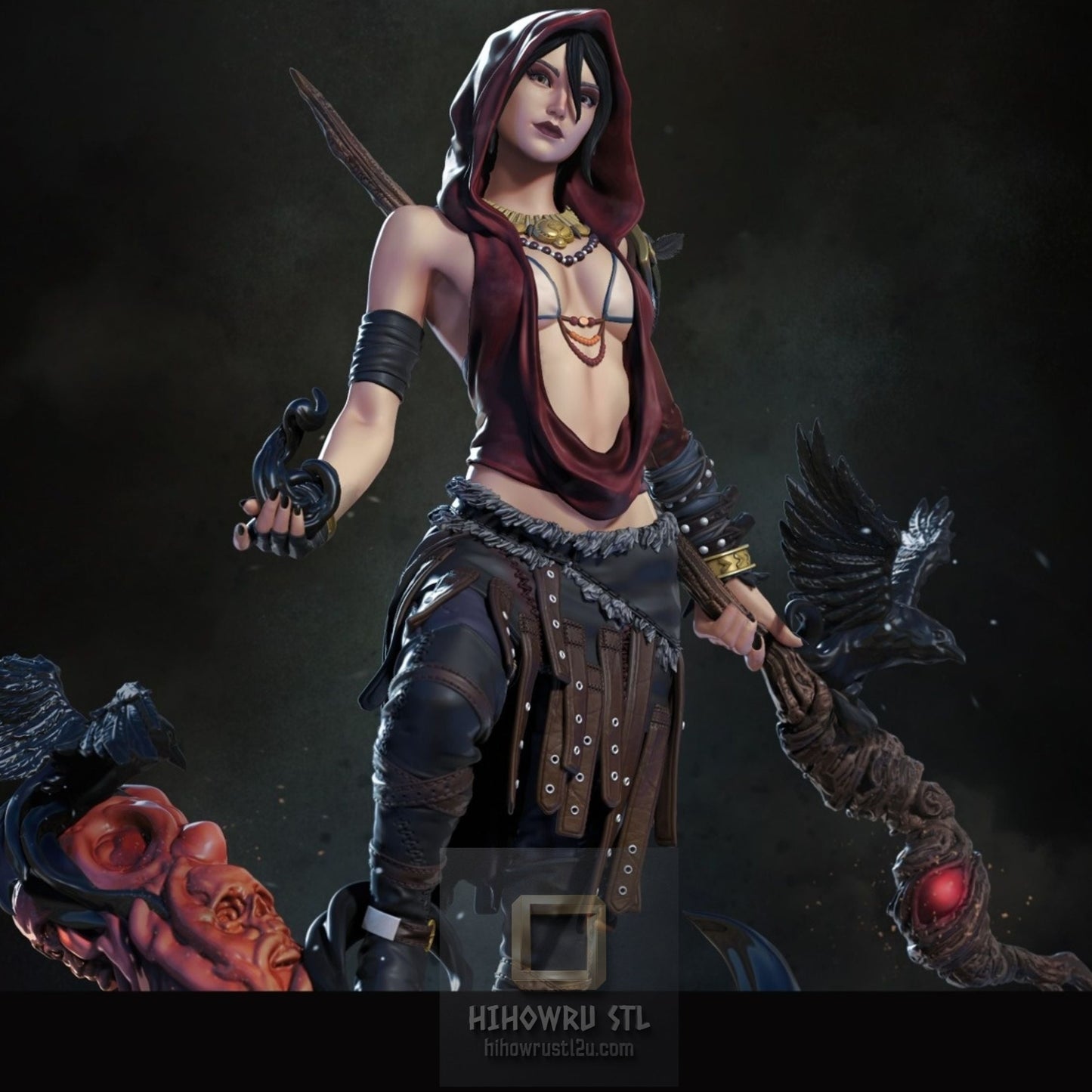 5021 Morrigan - Dragon Age - STL 3D Print Files