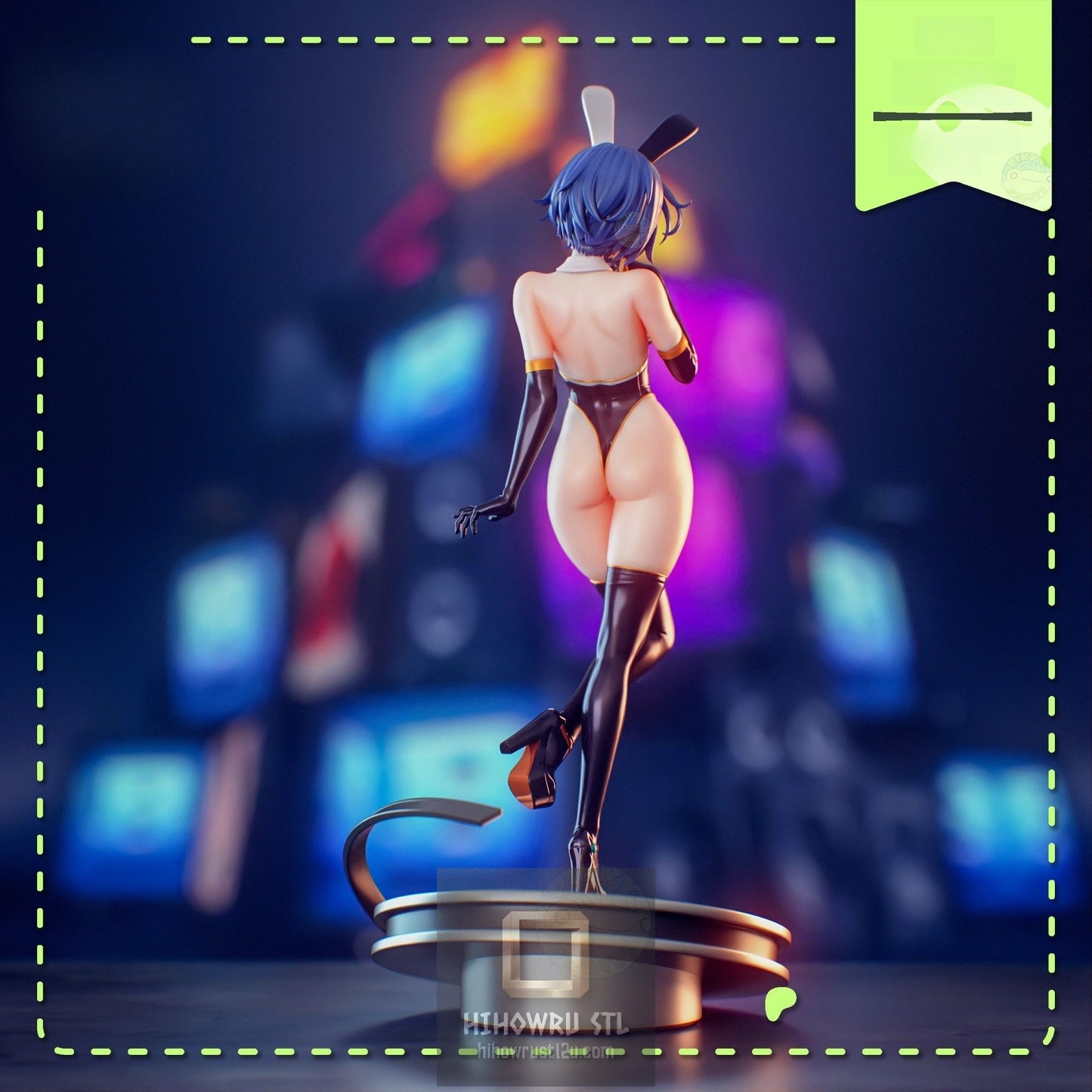 5407 Belle Bunny - Zenless Zone Zero - STL 3D Print Files