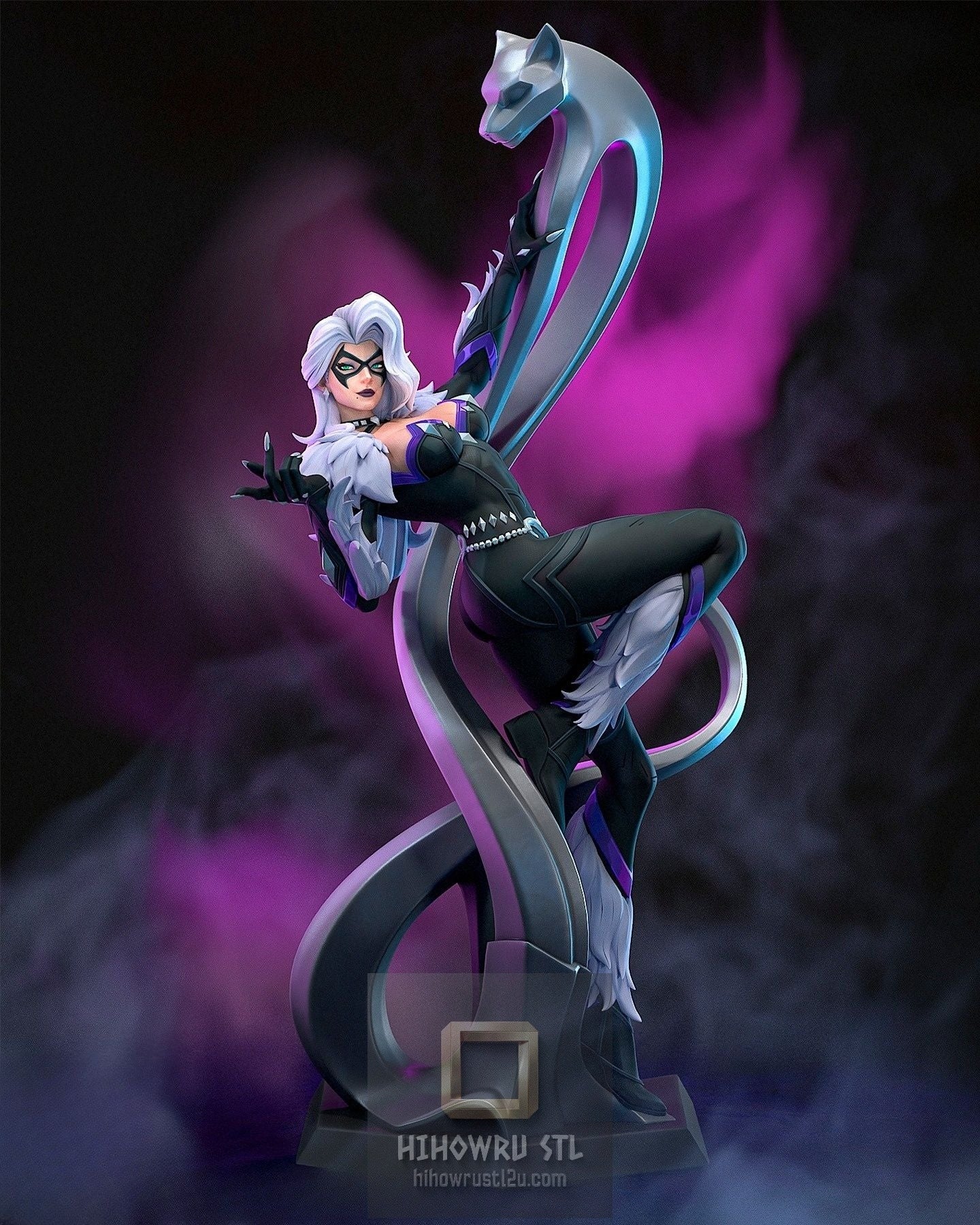 5241 Black Cat - Marvel Comics - STL 3D Print Files