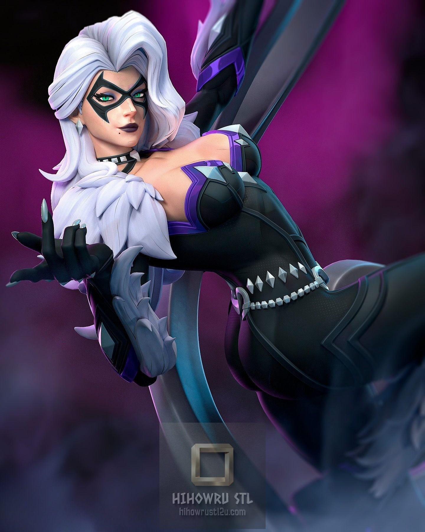 5241 Black Cat - Marvel Comics - STL 3D Print Files