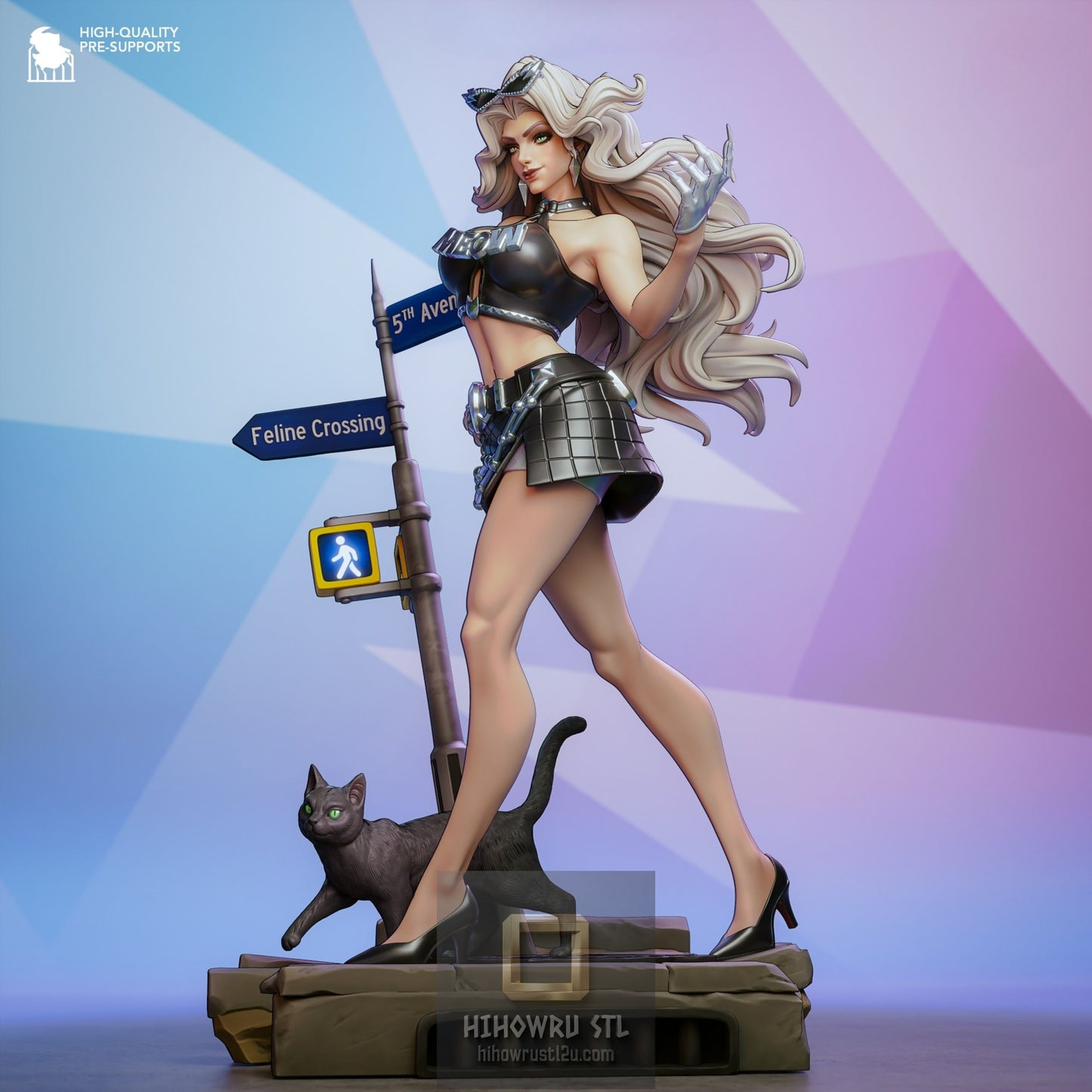 5332 Black Cat - Marvel Comics - STL 3D Print Files