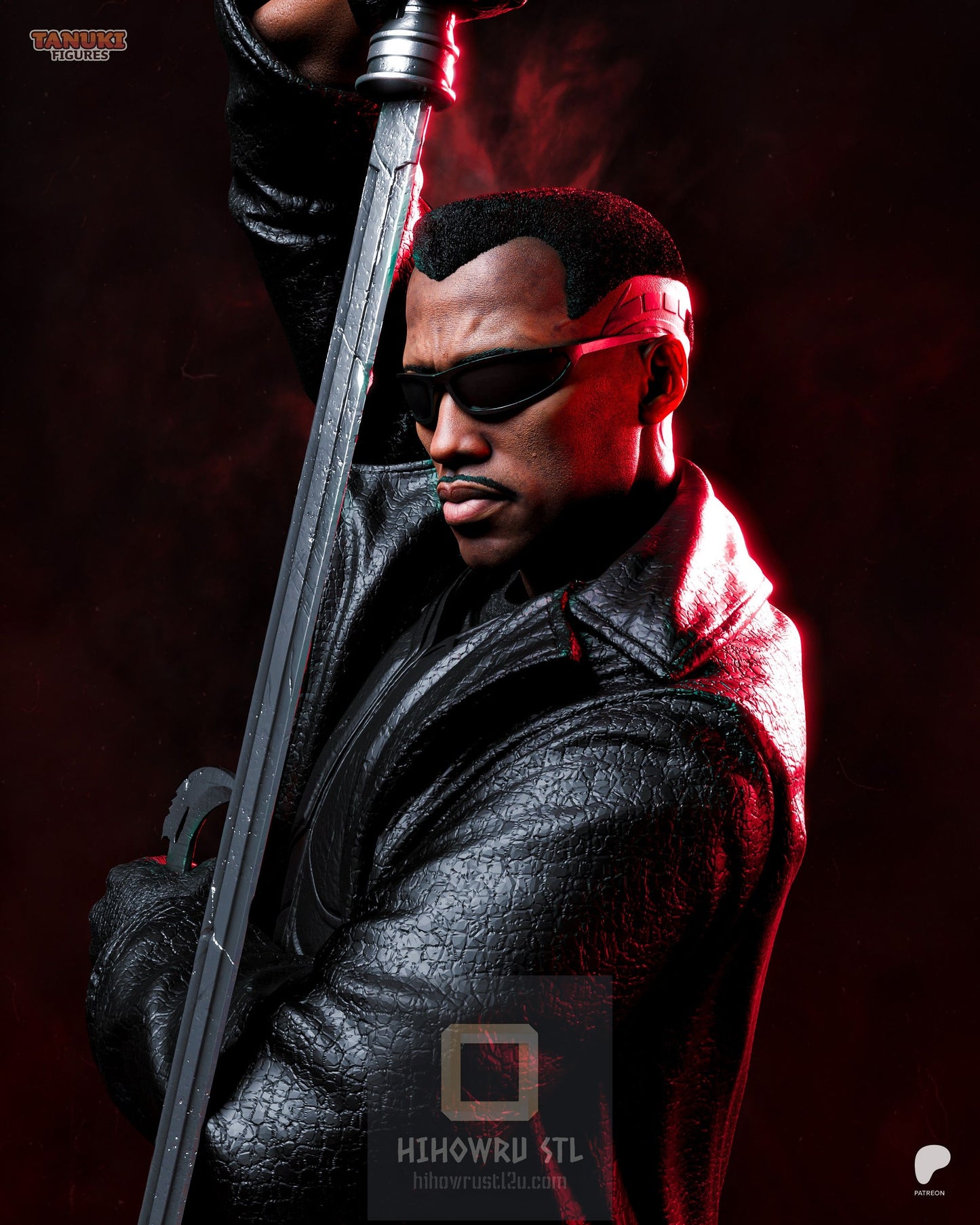 4463 Blade - Marvel Comics - STL 3D Print Files