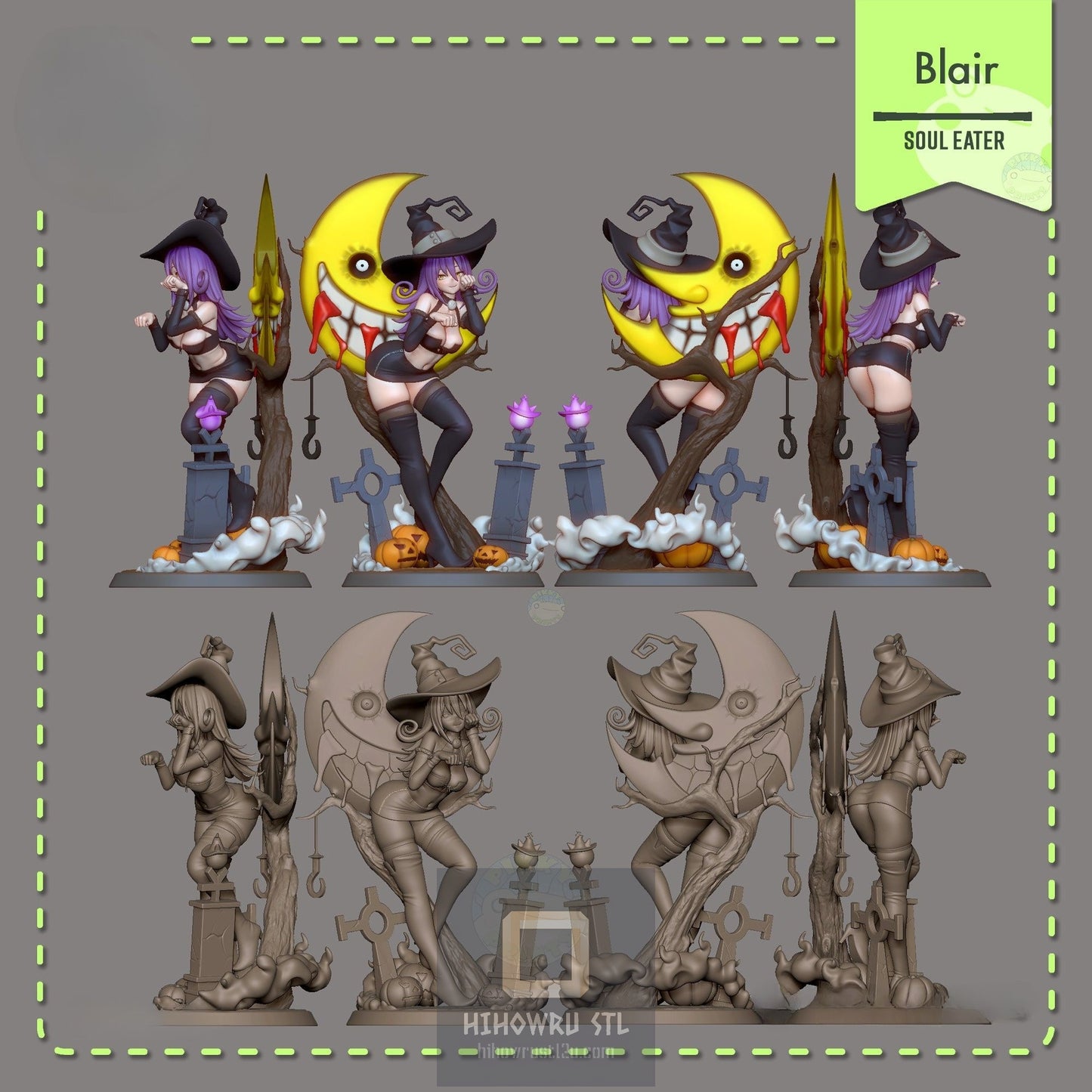 4869 Blair - Soul Eater - STL 3D Print Files