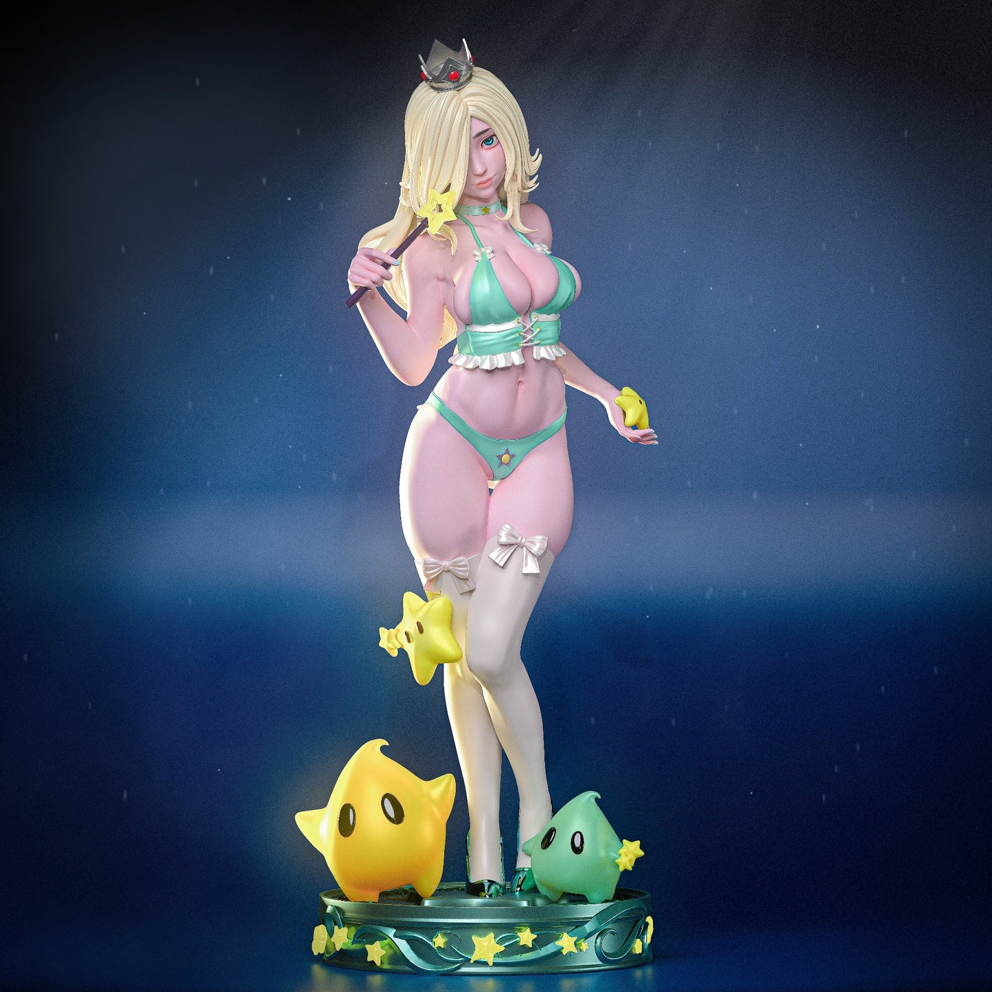 3387 Princess Rosalina - Super Mario - STL 3D Print Files