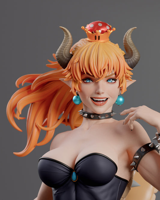 2923 Bowsette - Super Mario - STL 3D Print Files