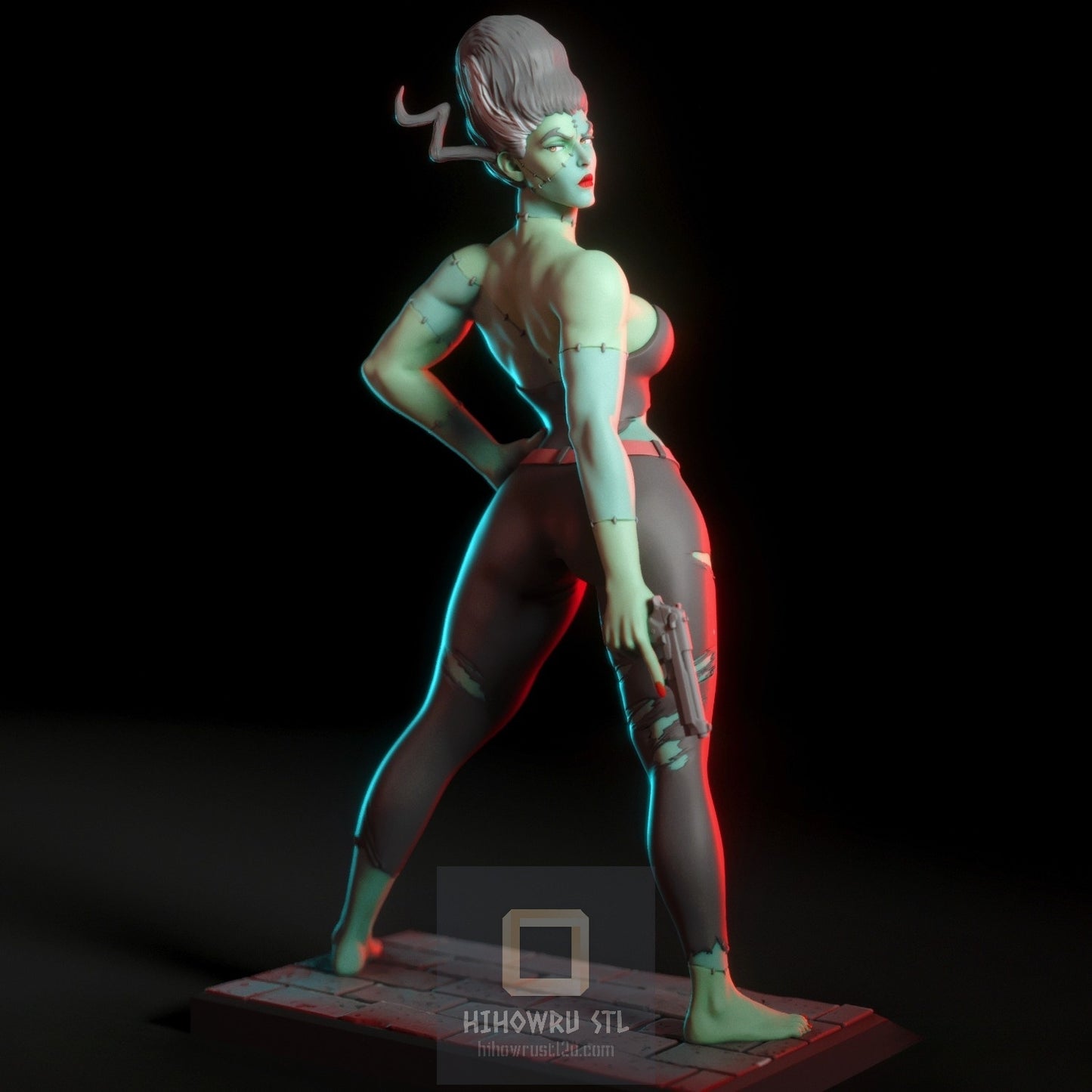 4382 Bride of Frankenstein NSFW - STL 3D Print Files