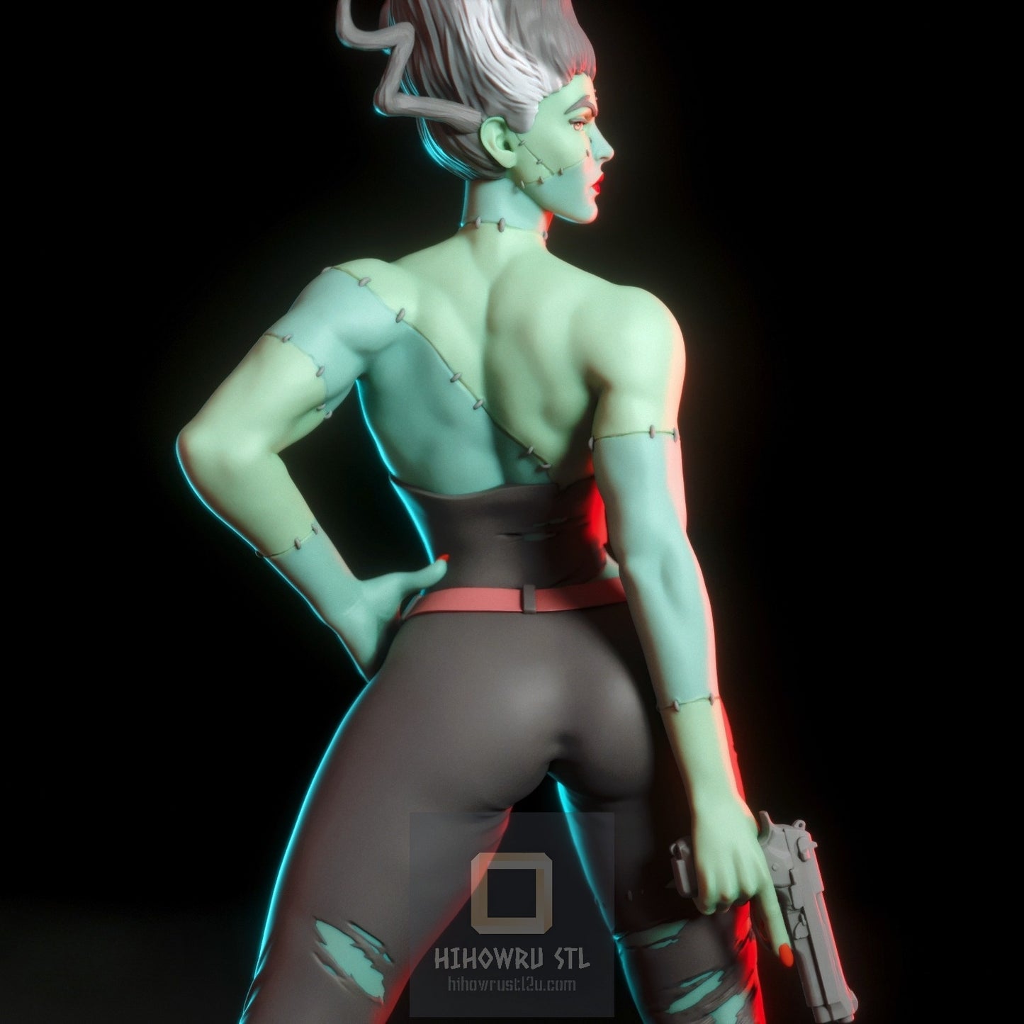 4382 Bride of Frankenstein NSFW - STL 3D Print Files