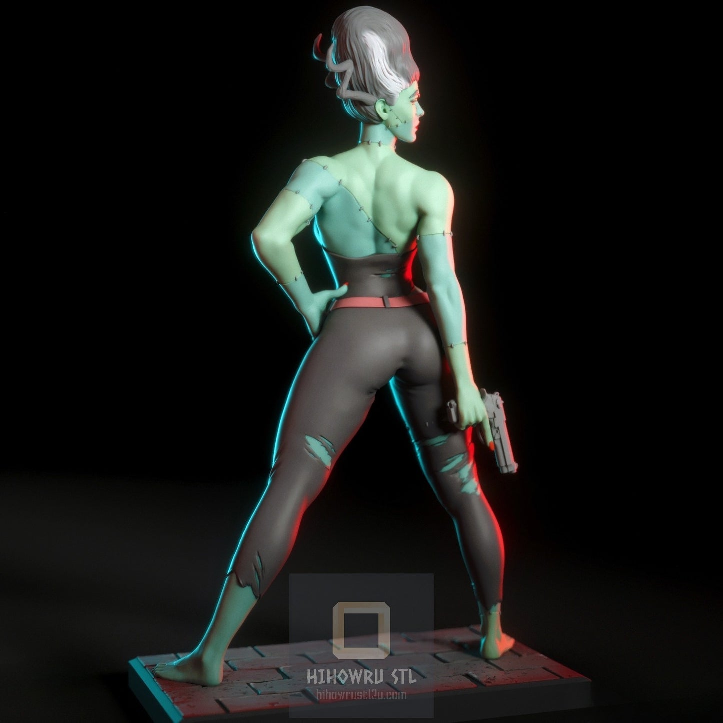 4382 Bride of Frankenstein NSFW - STL 3D Print Files
