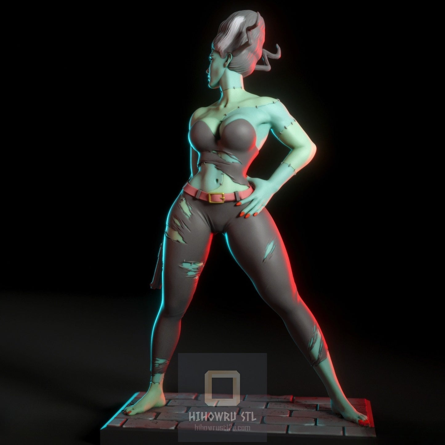 4382 Bride of Frankenstein NSFW - STL 3D Print Files