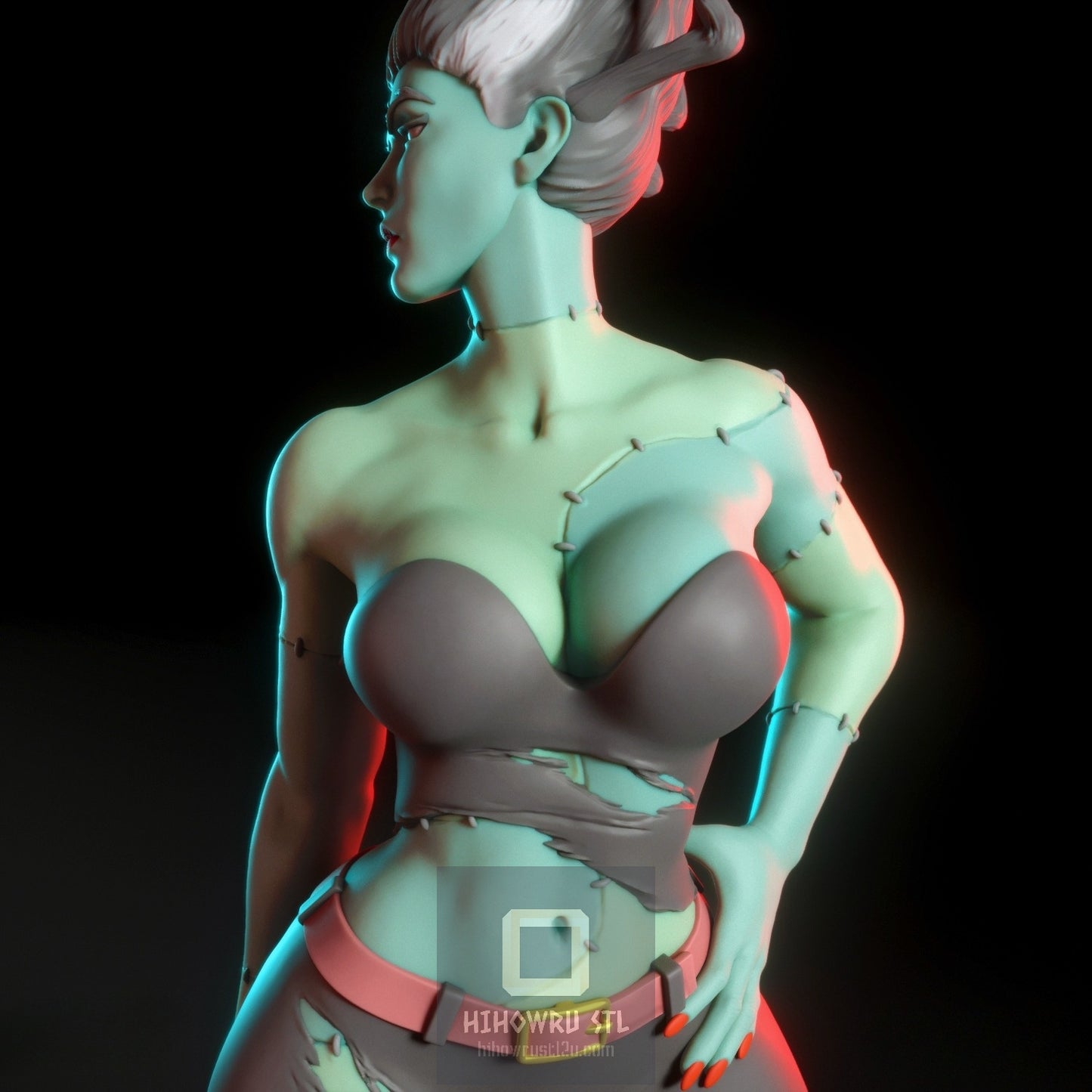 4382 Bride of Frankenstein NSFW - STL 3D Print Files