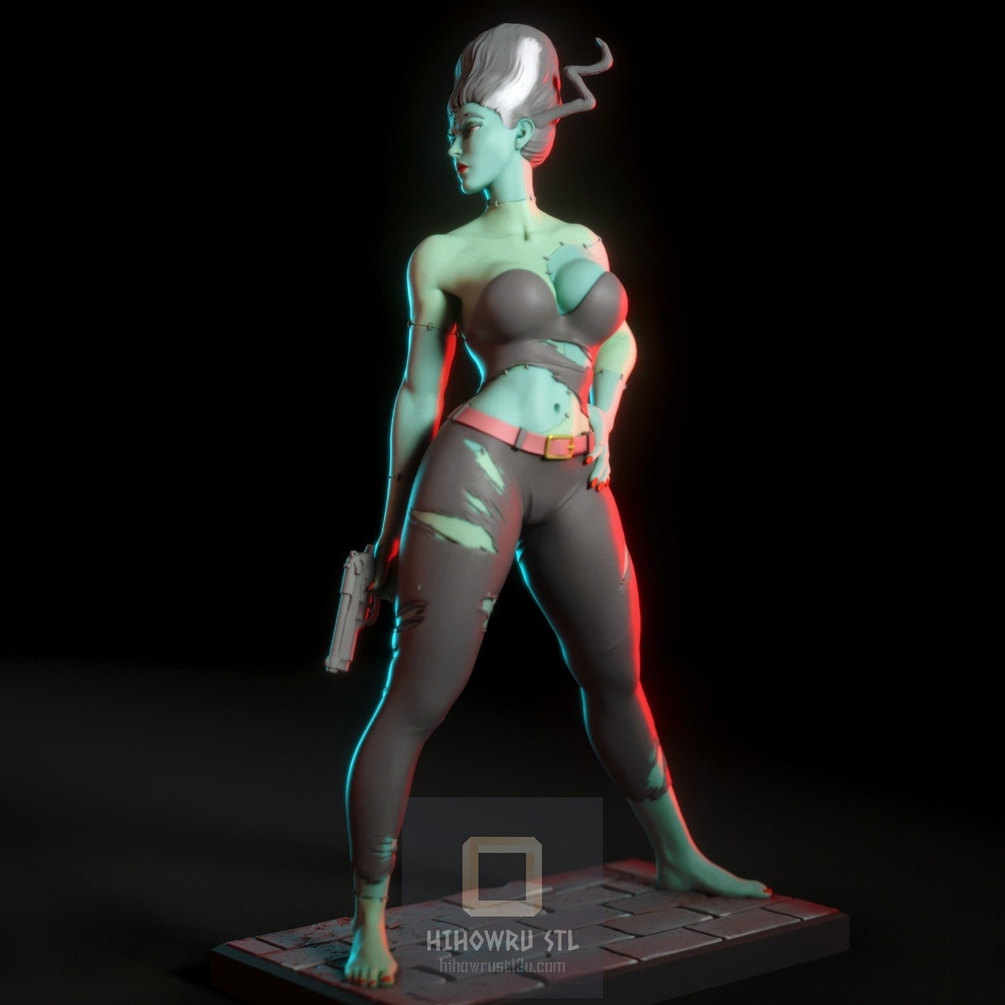 4382 Bride of Frankenstein NSFW - STL 3D Print Files