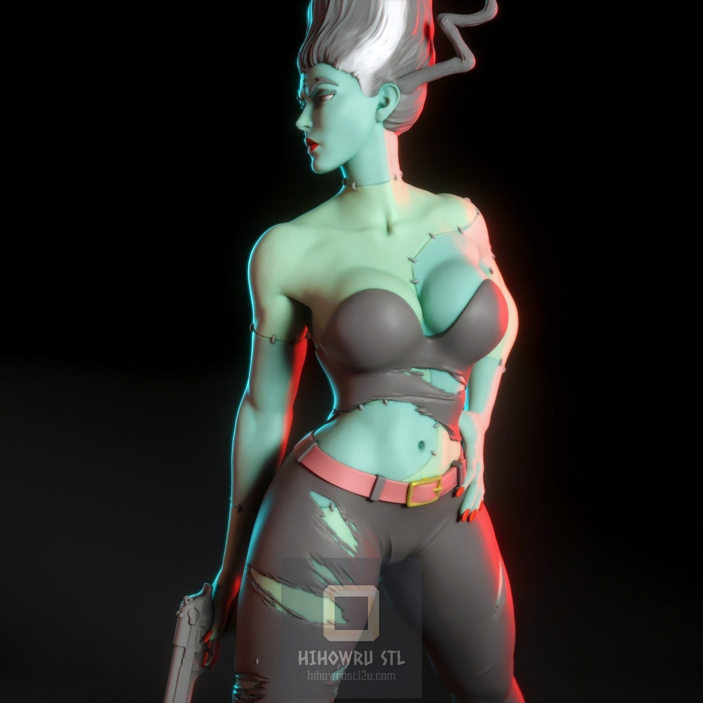 4382 Bride of Frankenstein NSFW - STL 3D Print Files