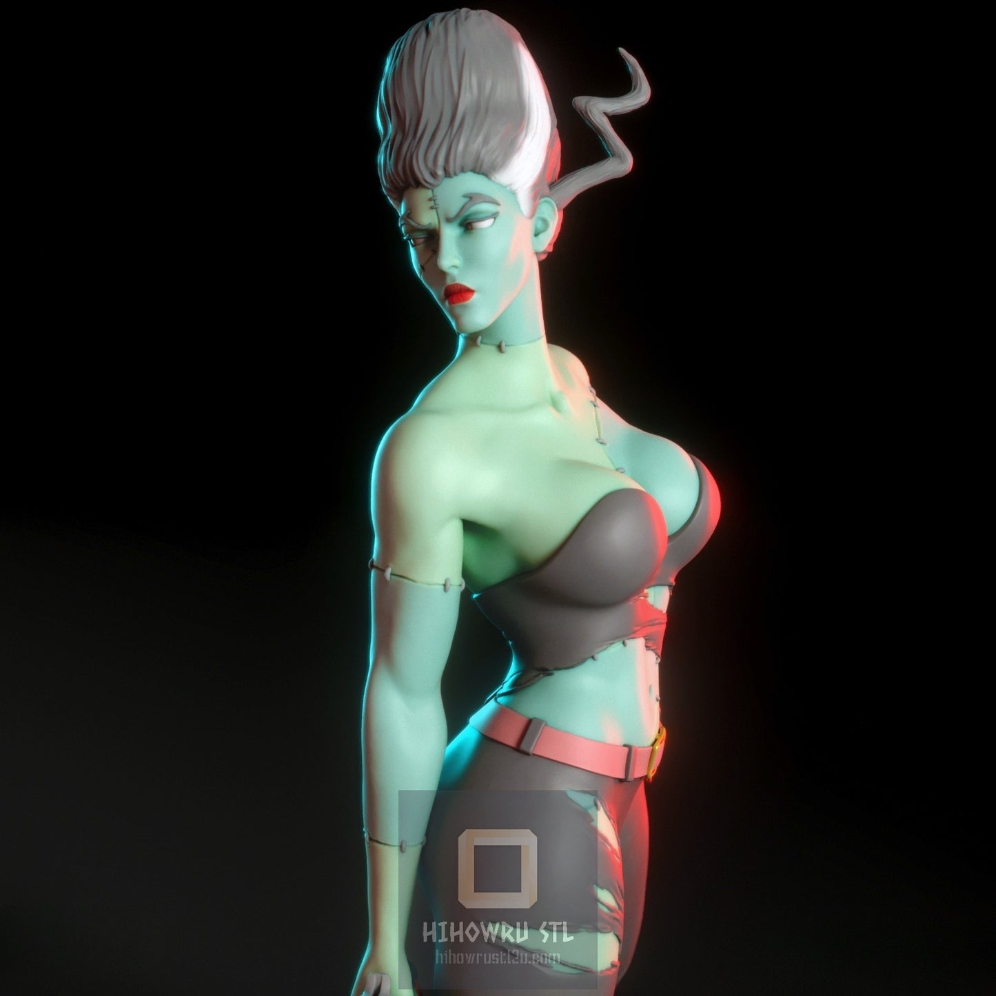 4382 Bride of Frankenstein NSFW - STL 3D Print Files