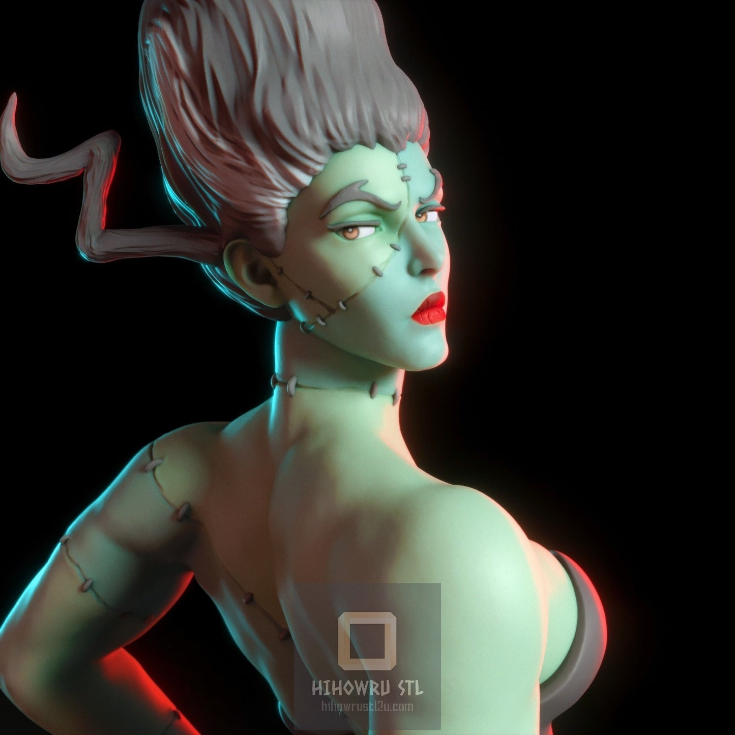 4382 Bride of Frankenstein NSFW - STL 3D Print Files