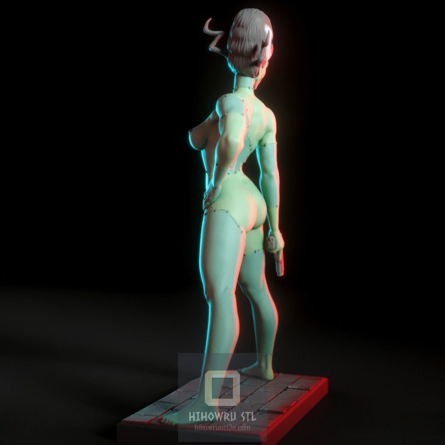 4382 Bride of Frankenstein NSFW - STL 3D Print Files