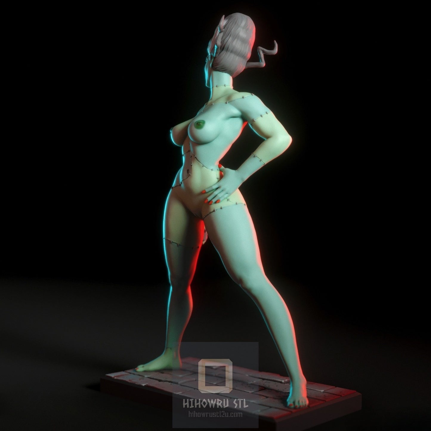 4382 Bride of Frankenstein NSFW - STL 3D Print Files