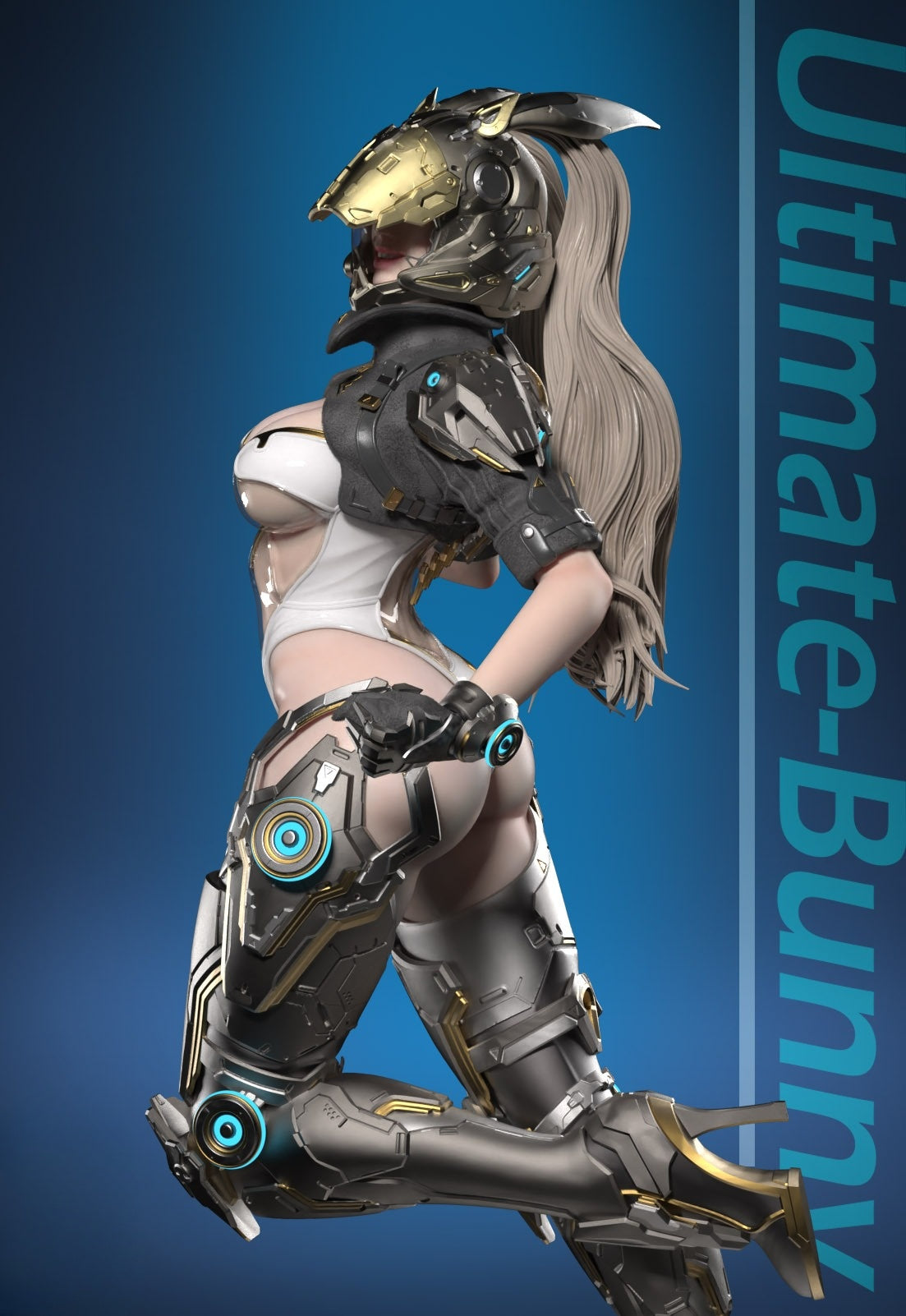 4209 Ultimate Bunny NSFW - The First Descendant  - STL 3D Print Files X 3D Animations