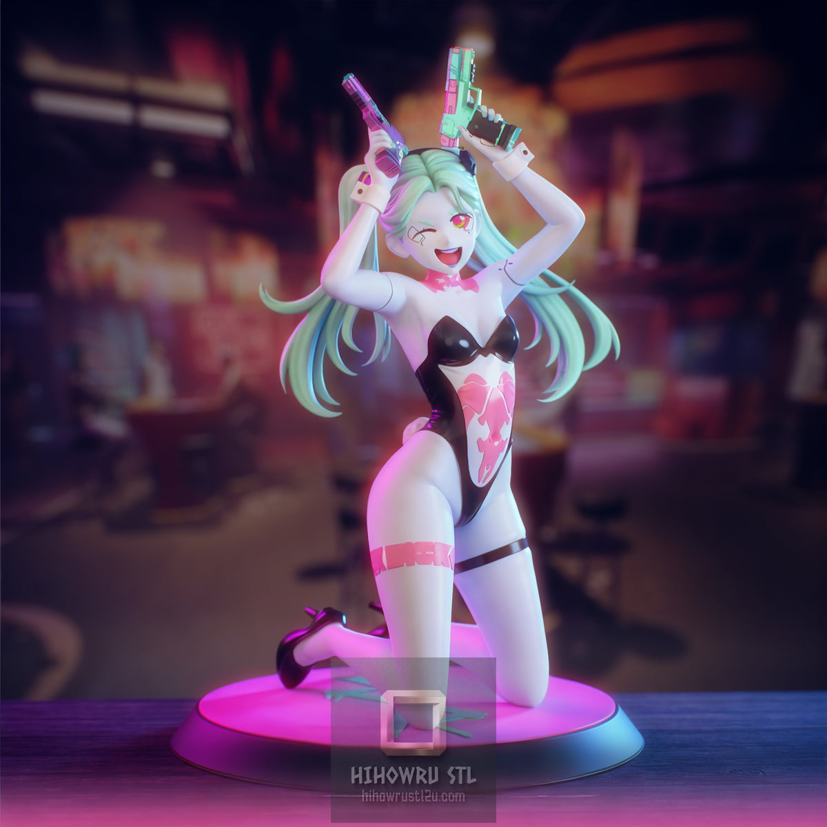 5557 Rebecca AND Lucy - Cyberpunk Edgerunners - STL 3D Print Files