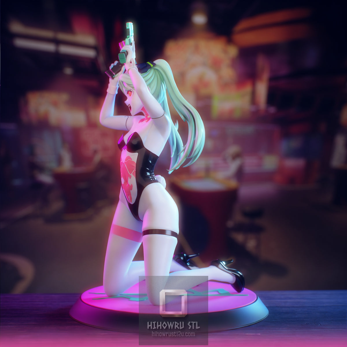 5557 Rebecca AND Lucy - Cyberpunk Edgerunners - STL 3D Print Files