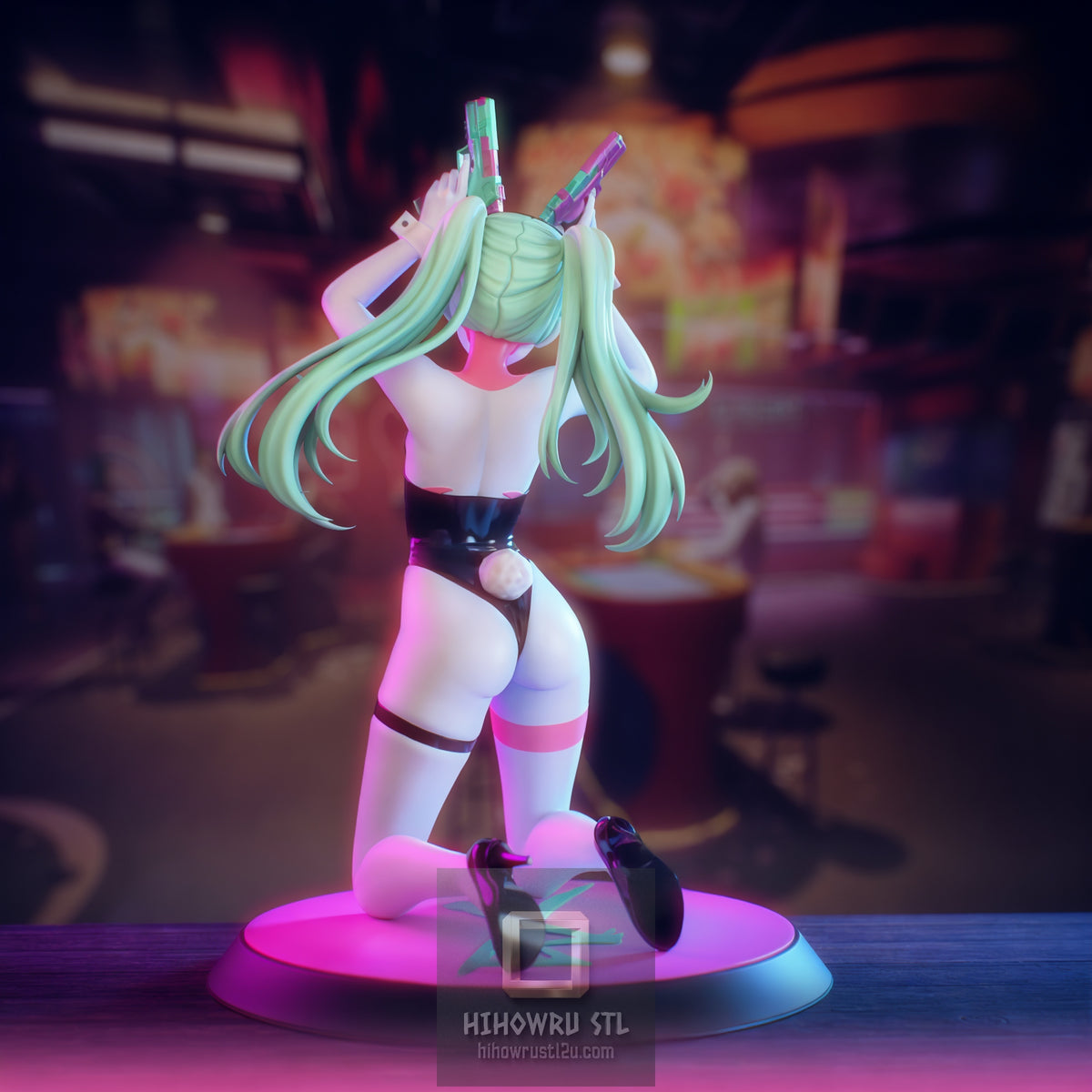 5557 Rebecca AND Lucy - Cyberpunk Edgerunners - STL 3D Print Files